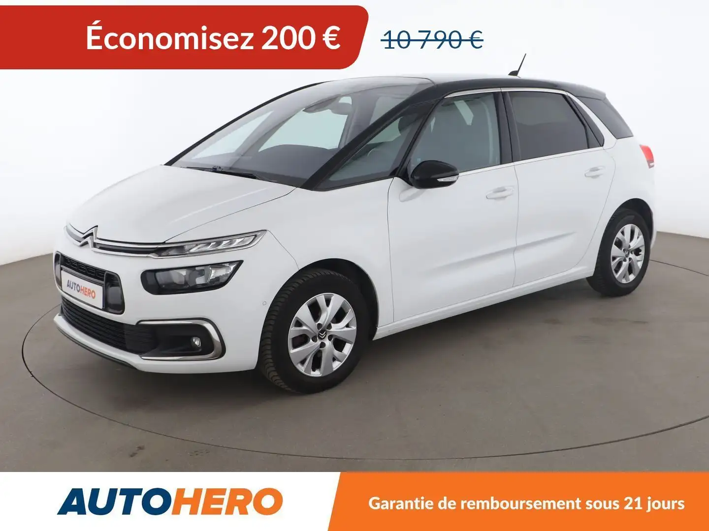 Citroen C4 Picasso (2) 1.6 Blue-HDi Feel BV6 White - 1