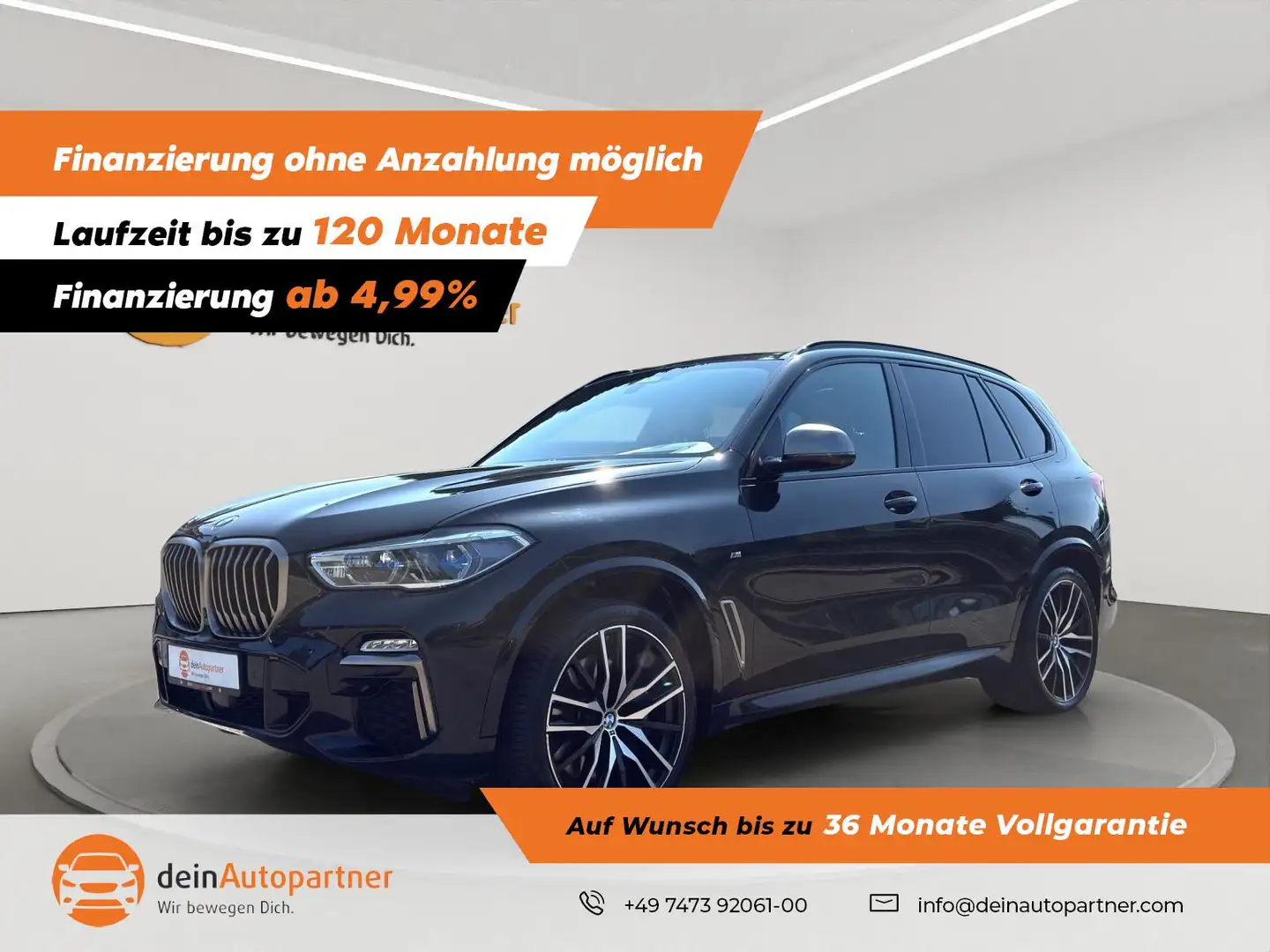 BMW X5 LED/LEDER/HUD/AHK/STHZ/PANO/NIGHT VISION Schwarz - 1