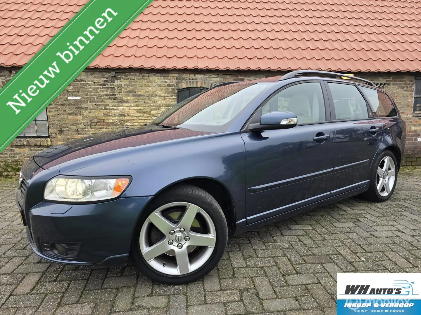 Volvo V50 2.4i R-Design Automaat! Open dak Blauw - 1