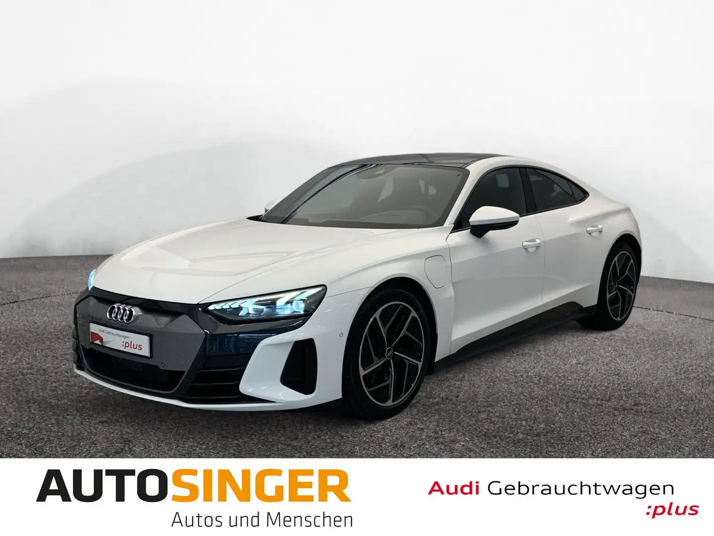 Audi e-tron GT qua *WÄRME*PANO*NAVI*LUFTF*360*ACC* Bílá - 1