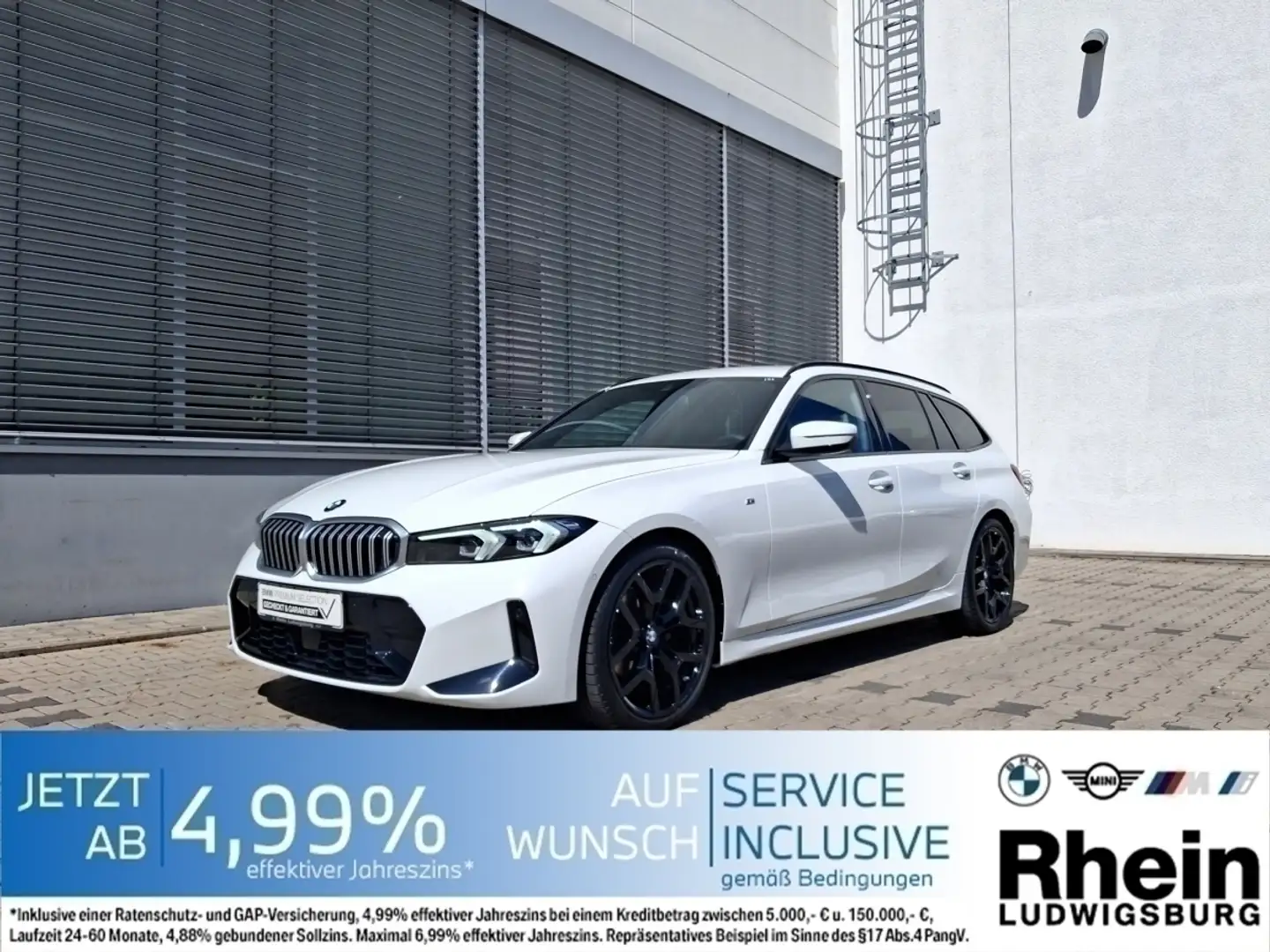 BMW 318 d Touring M Sportpaket LED Navi ParkAs SHZ Weiß - 1