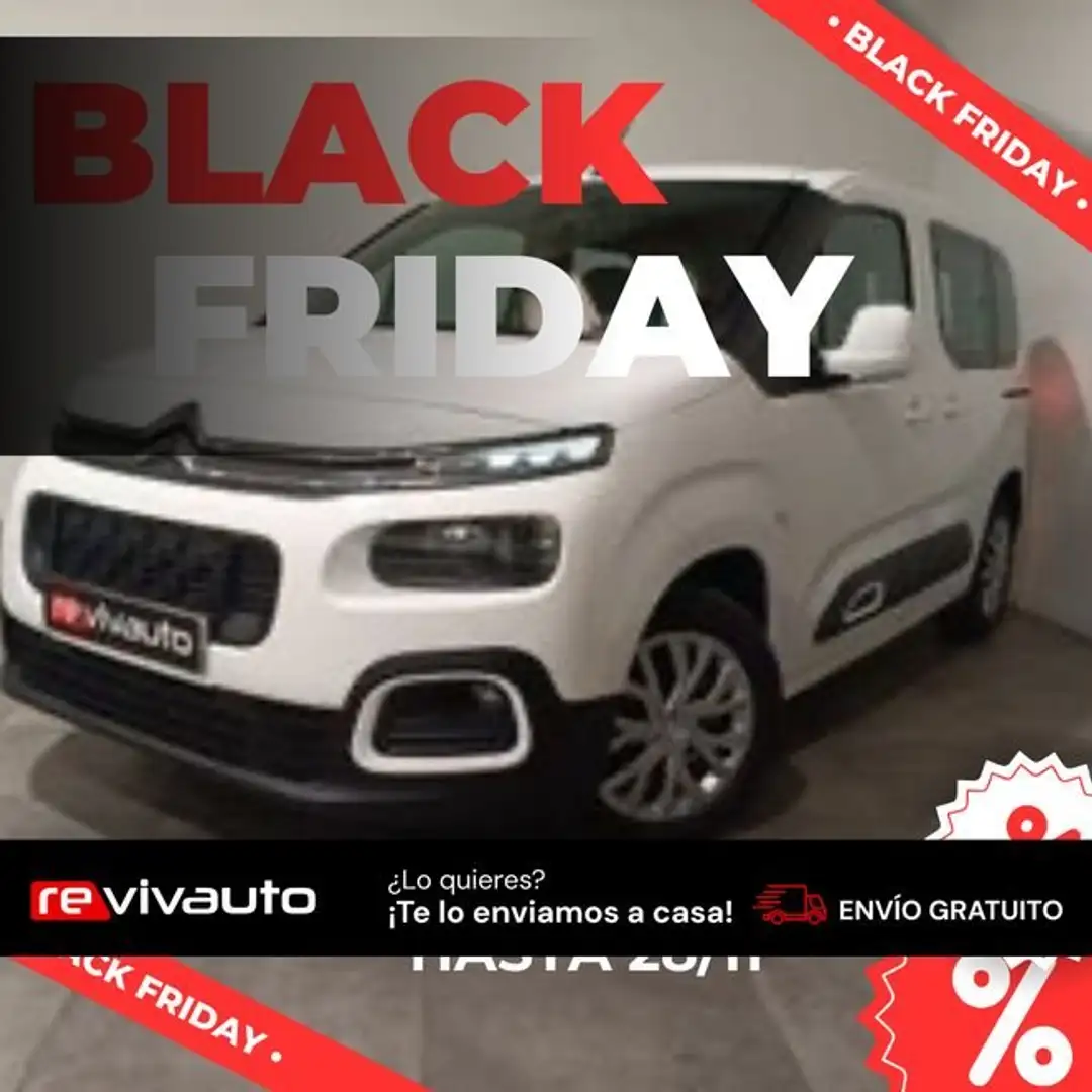 Citroen Berlingo 1.5 BlueHDI 100 Blanco - 1