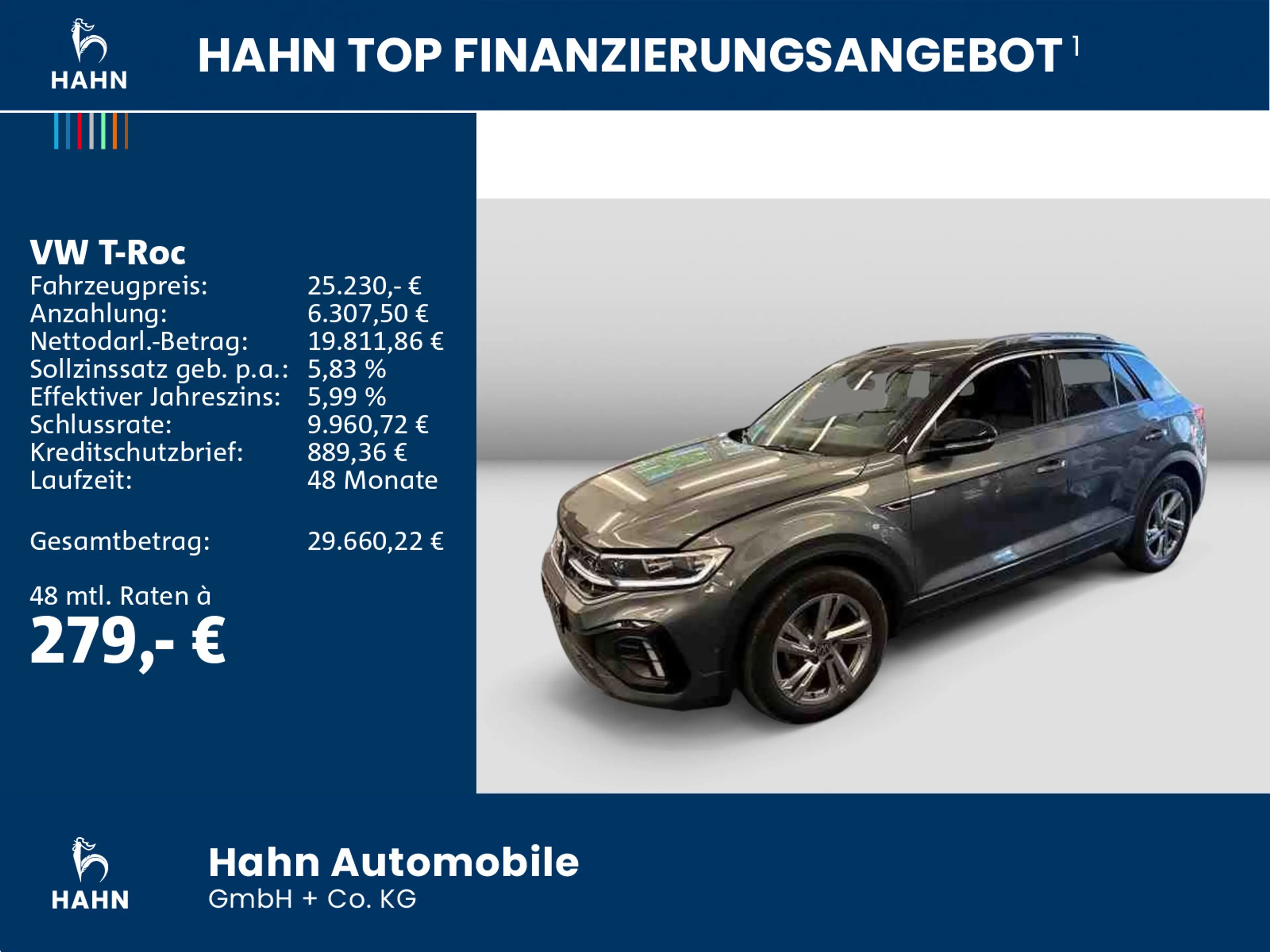 Volkswagen T-Roc 1.5TSI DSG R-Line AHK Leder Matrix Nav Cam — photo 2