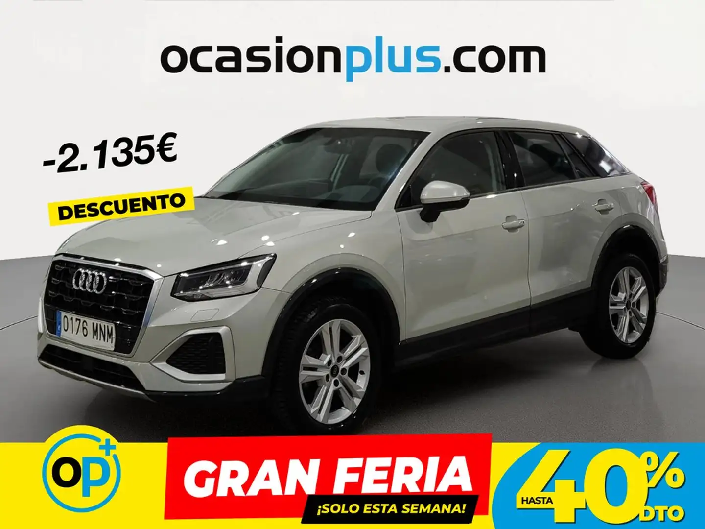 Audi Q2 30 TDI Advanced S tronic 85kW Gris - 1