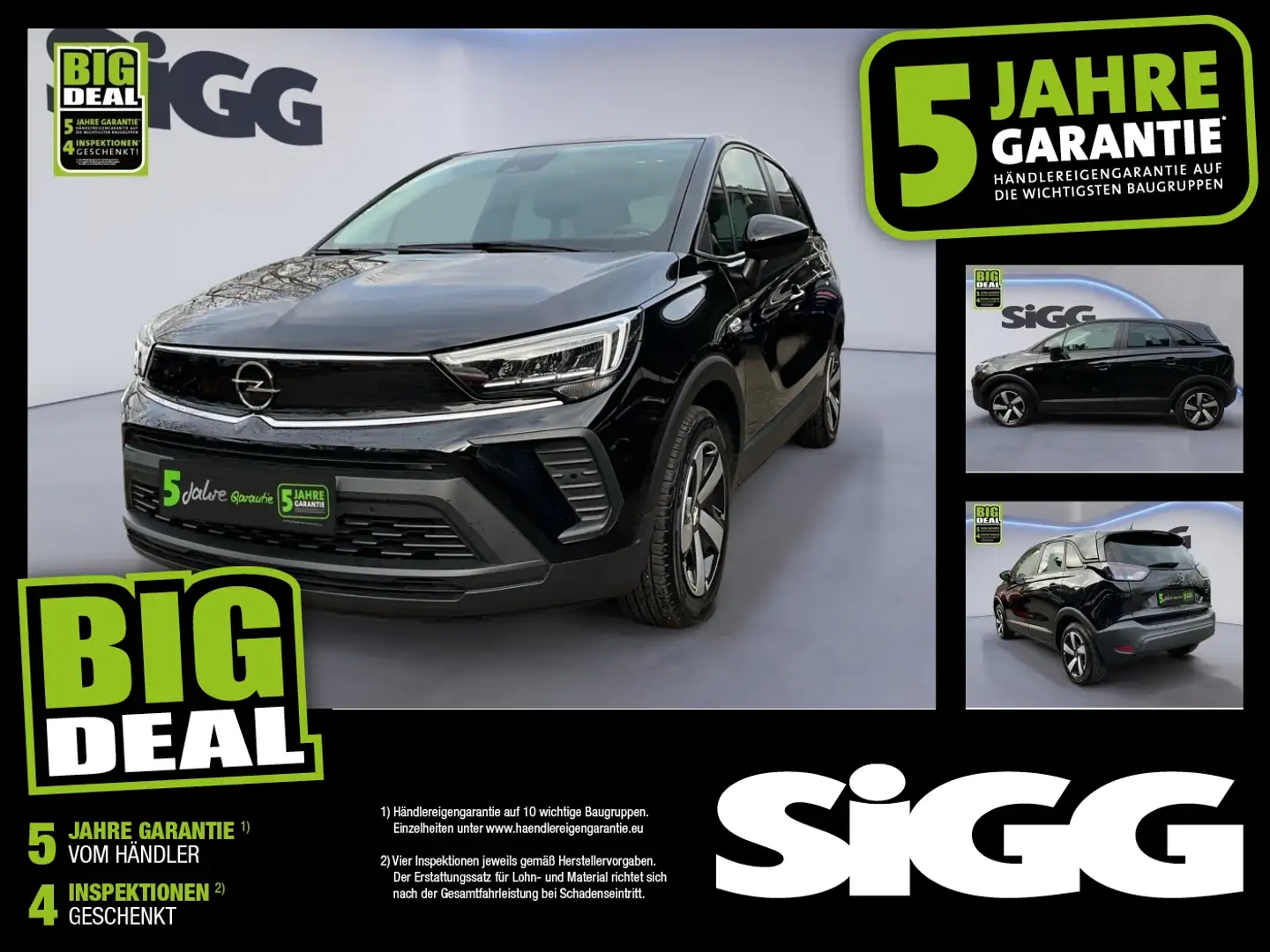 Opel Crossland 1.2 Turbo Edition Rückfahrkamera SHZ Zwart - 1