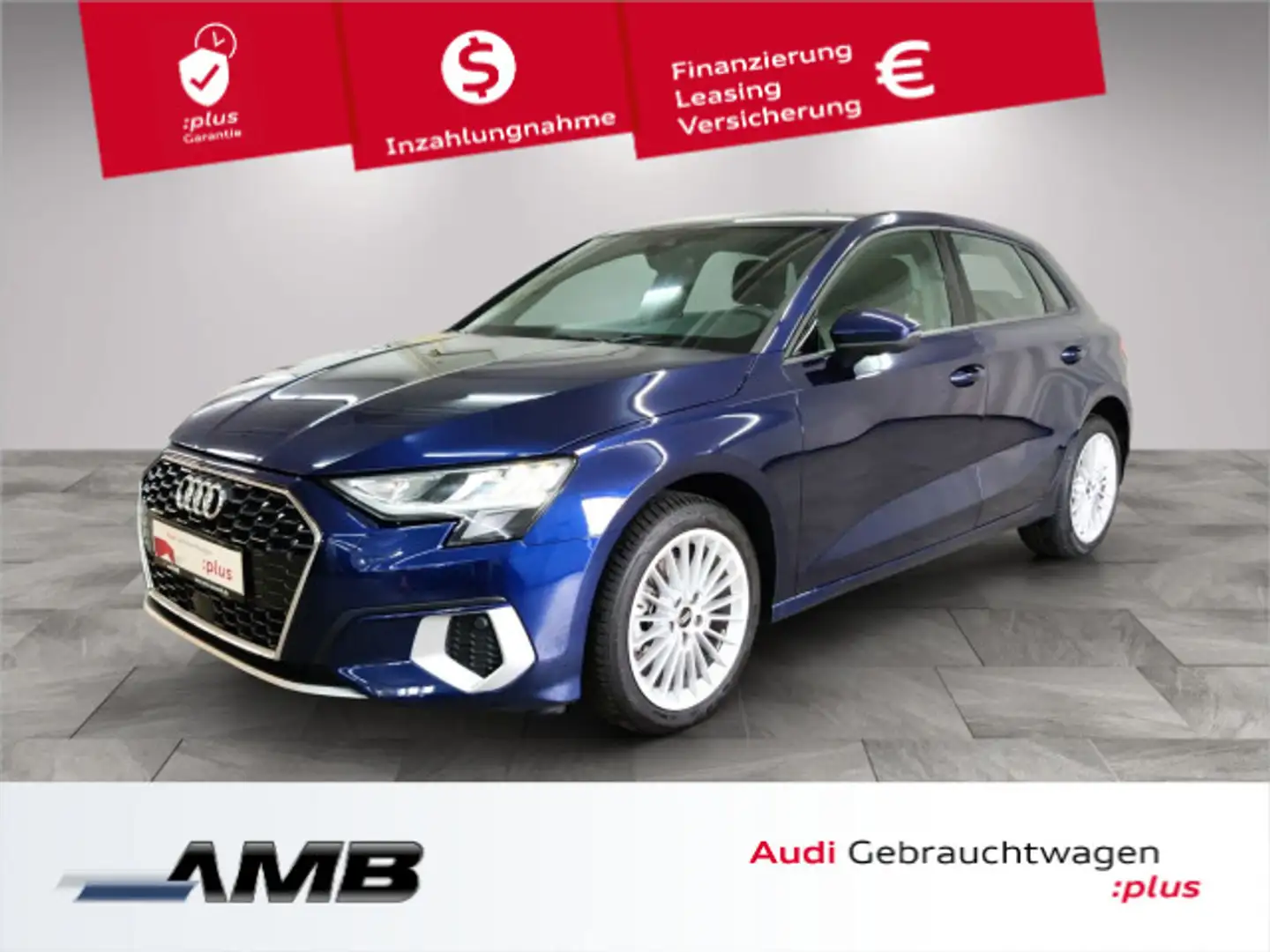 Audi A3 Advanced 35 TFSI LED/Sitzhzg/10.28G Bleu - 1