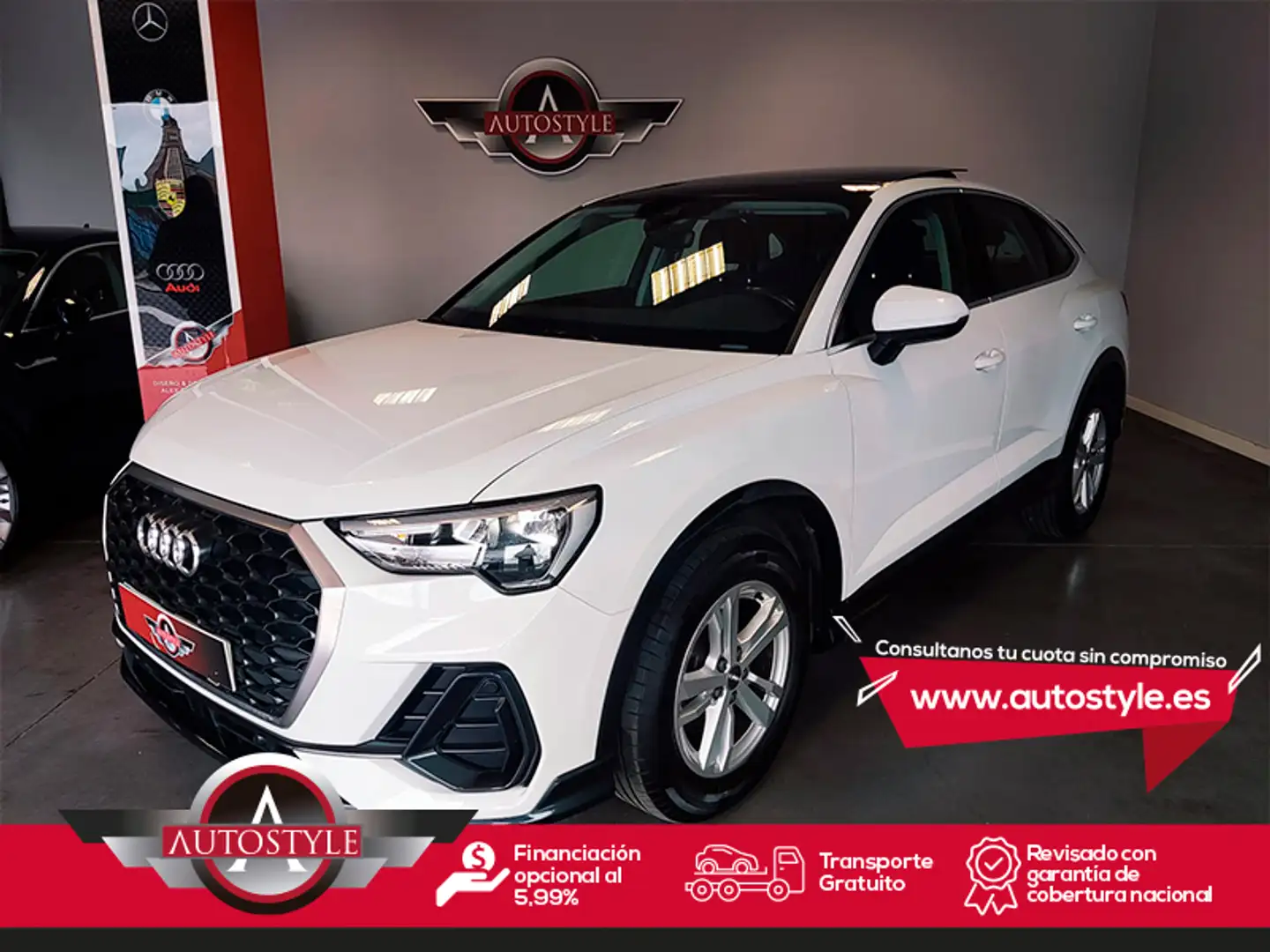 Audi Q3 Sportback 35 TDI S tronic Blanco - 1