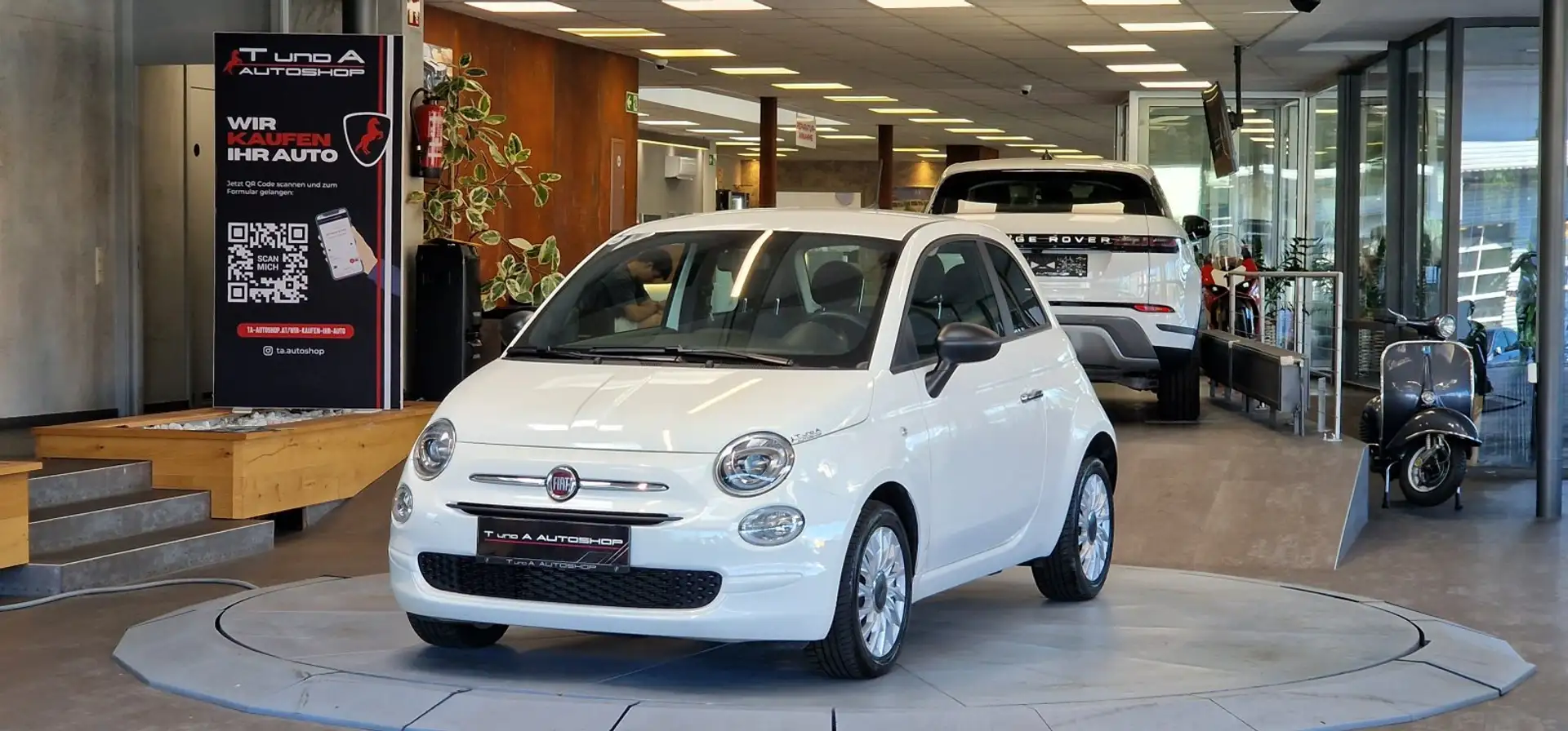 Fiat 500 FireFly Hybrid 70 *Tempomat*Sportsitze* Weiß - 1