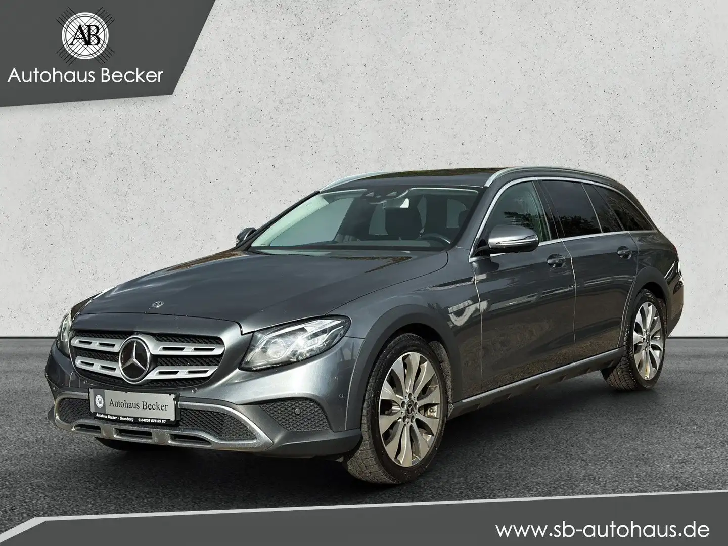 Mercedes-Benz E 350 d 4Matic All-Terrain+Distronic+LED+AHK+360° Gris - 1