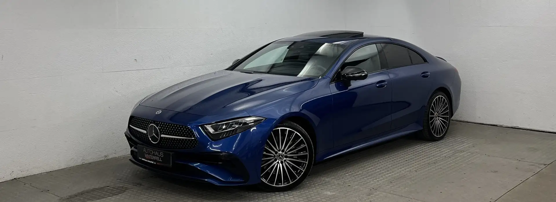 Mercedes-Benz CLS 400 d AMG NIGHT GSD+20Z+AHK+STANDH+MASSAGE+ Blau - 1