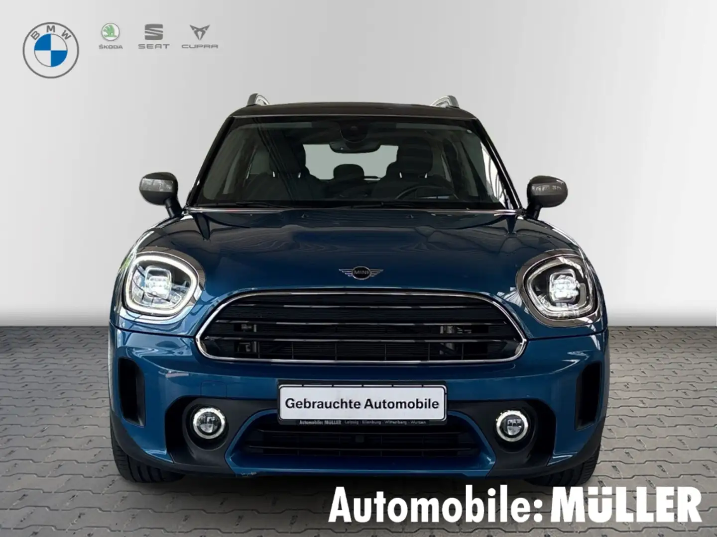 MINI Cooper D Countryman Cooper ALL4 AHK-abnehmbar Navi LED Kurvenlicht ACC Blau - 2