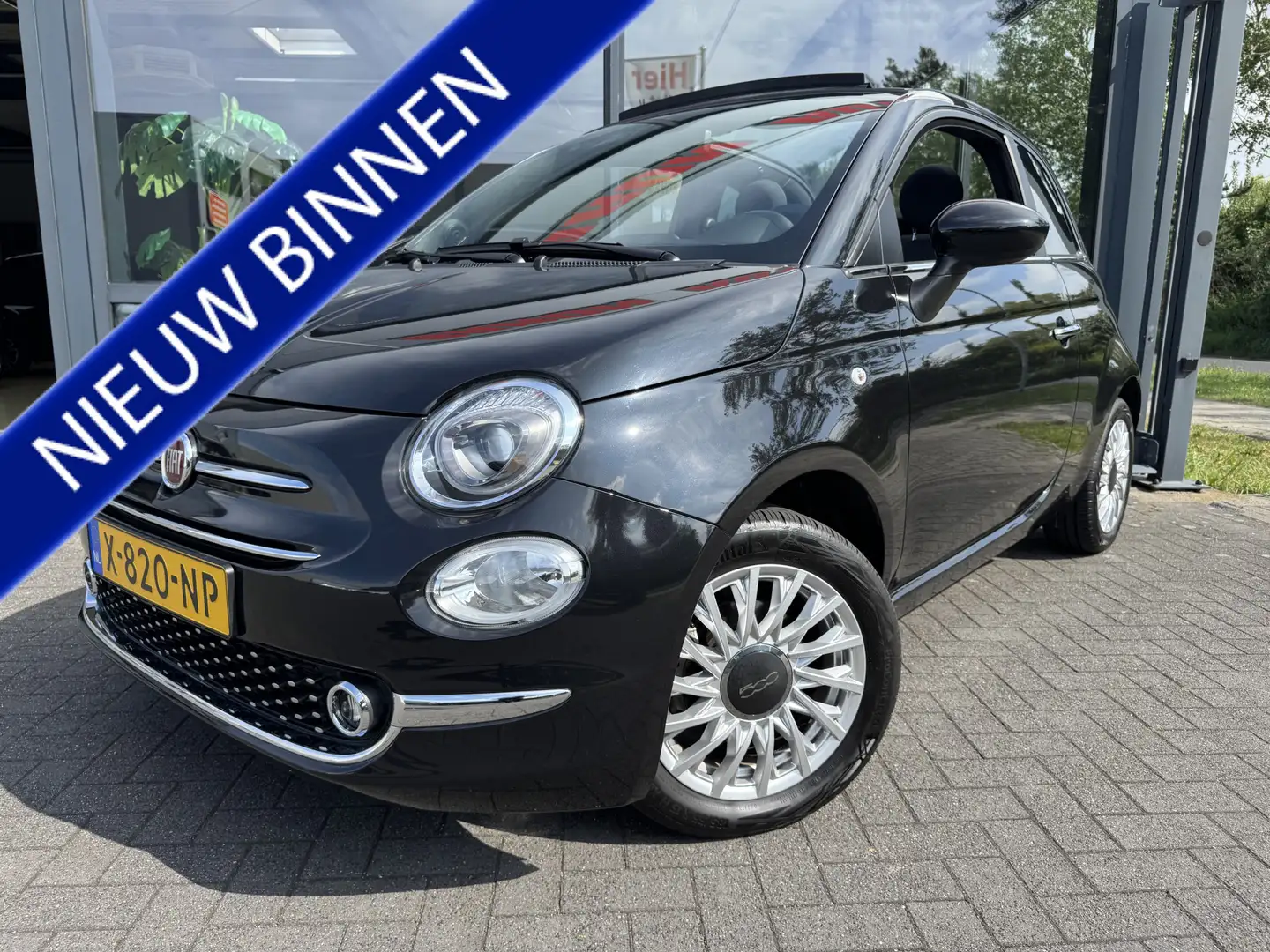 Fiat 500C 1.0 Hybrid Dolcevita Zwart - 1