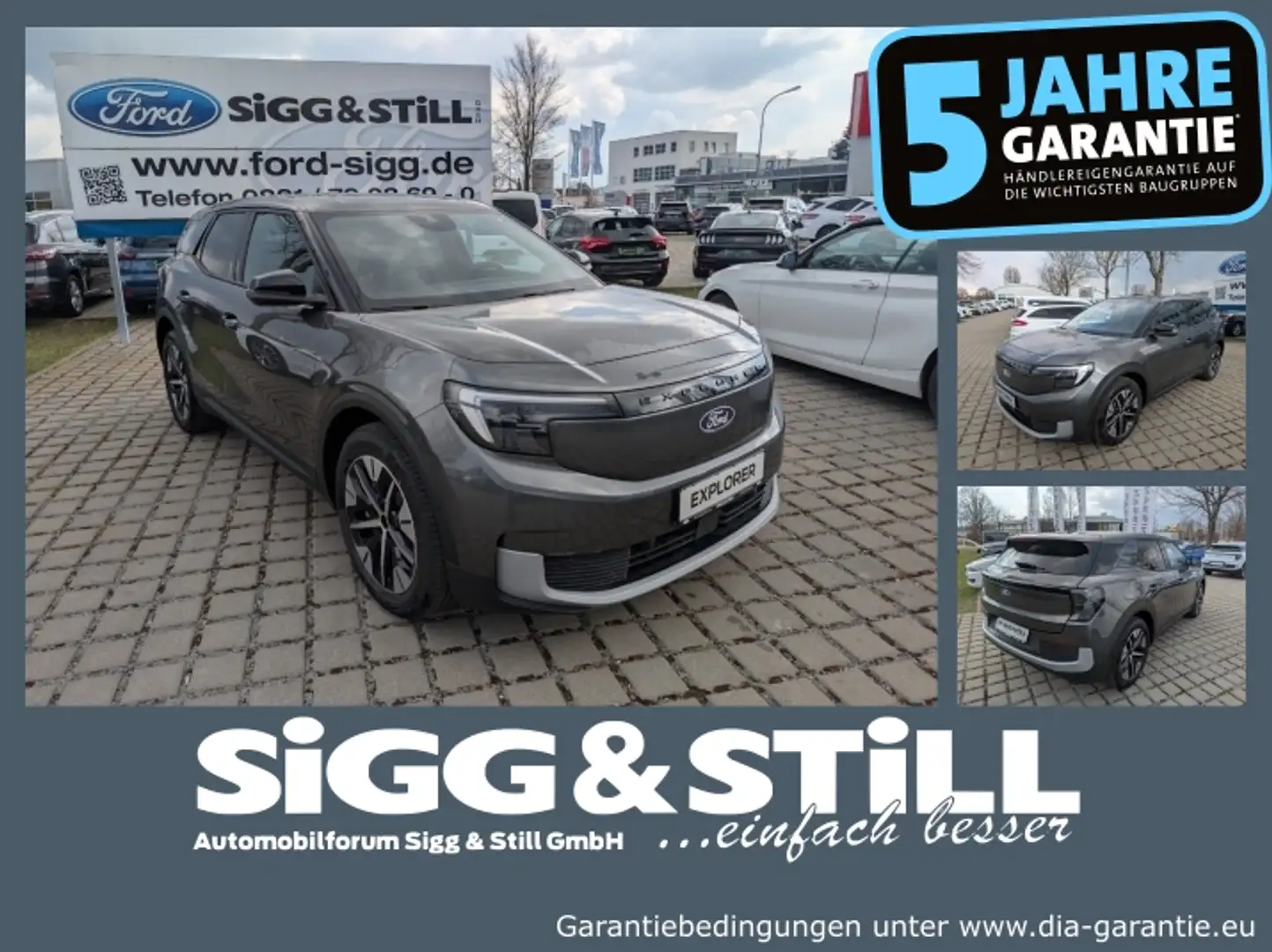 Ford Explorer BEV Extended Range AWD IACC*BLIS*360° Grau - 1