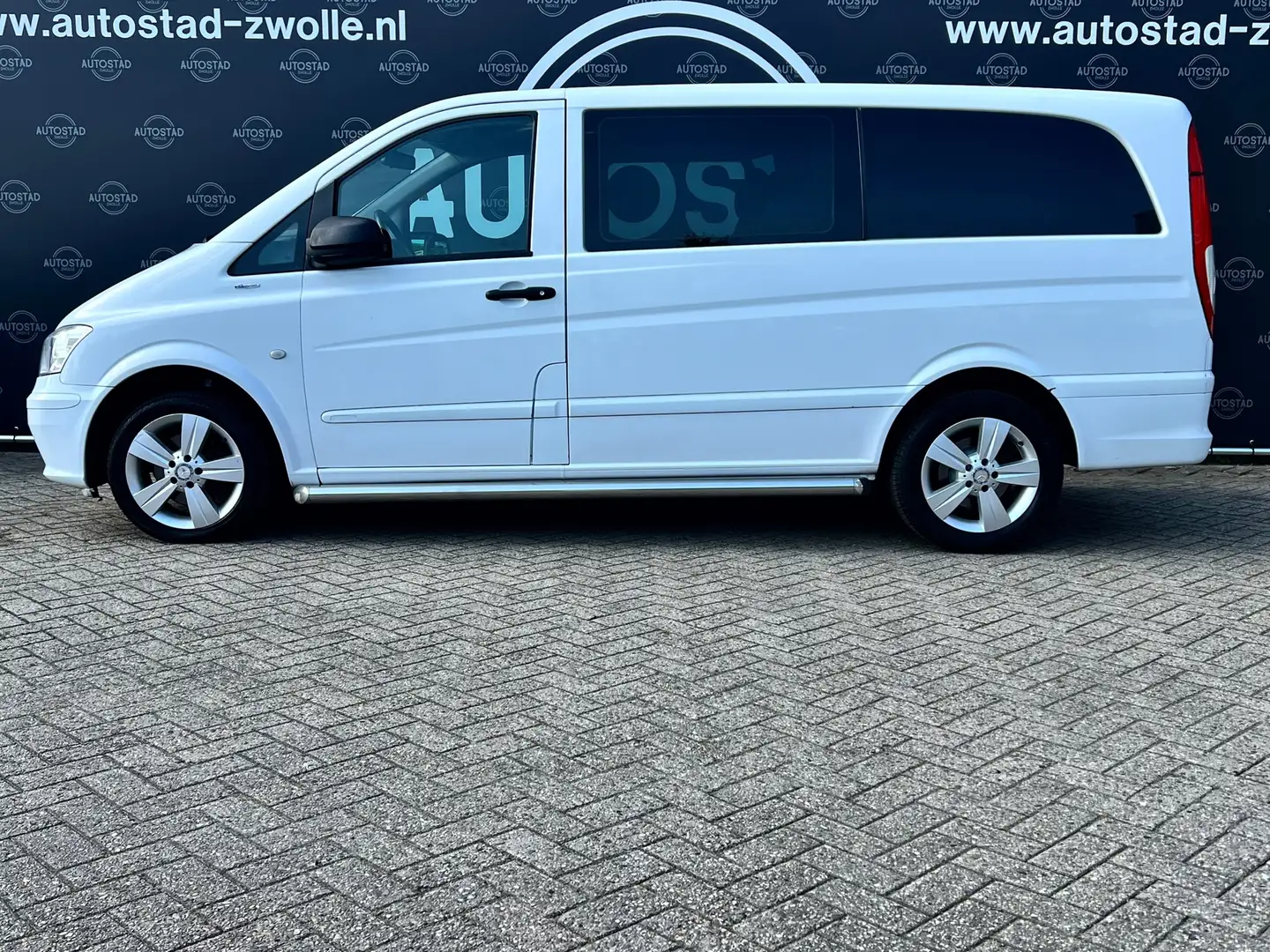 Mercedes-Benz Vito 113 CDI 320 Lang HD Dubbel Cabine/NL-Auto/Automaat Zilver - 2