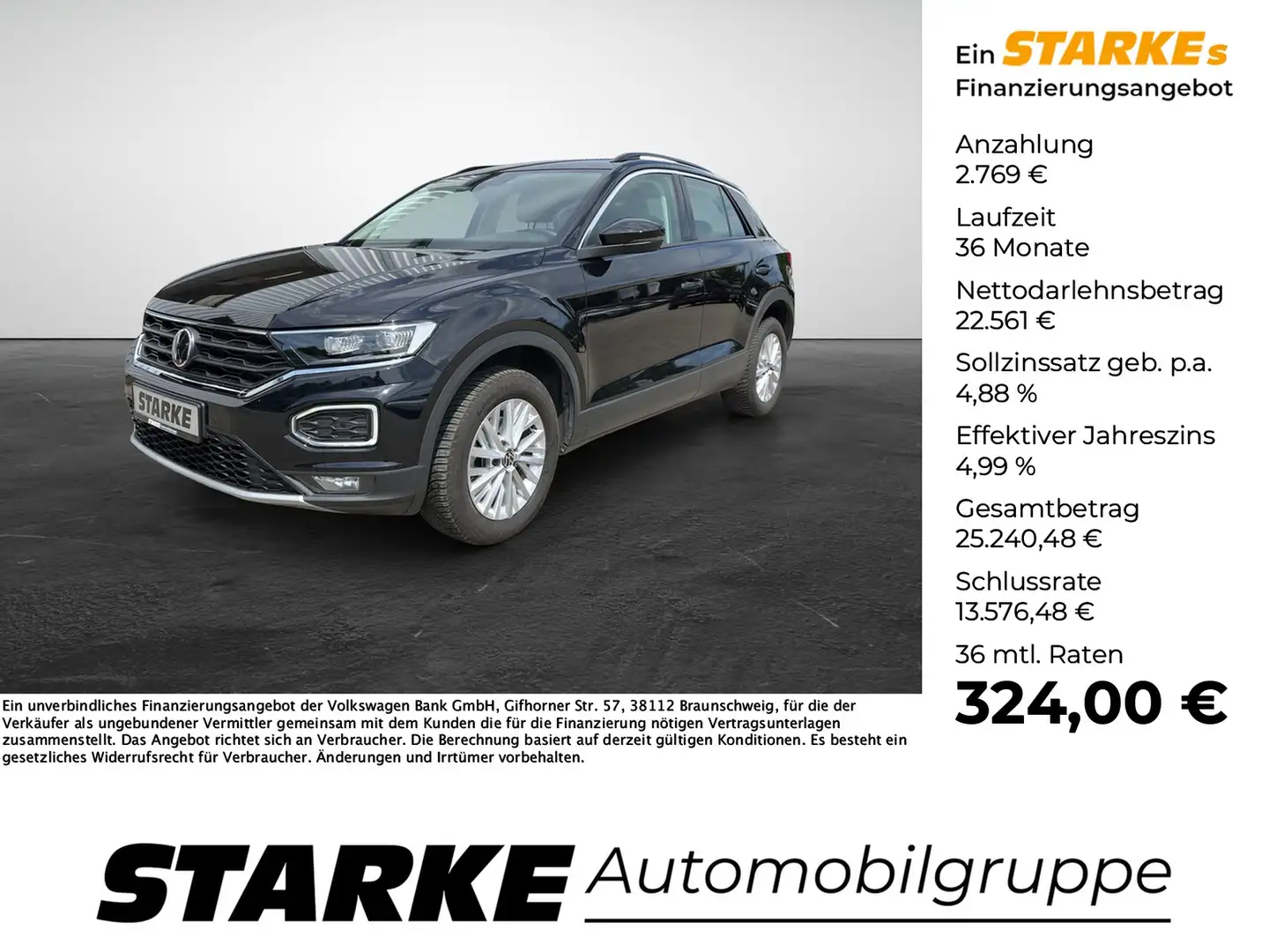 Volkswagen T-Roc 1.5 TSI DSG Style Negro - 1