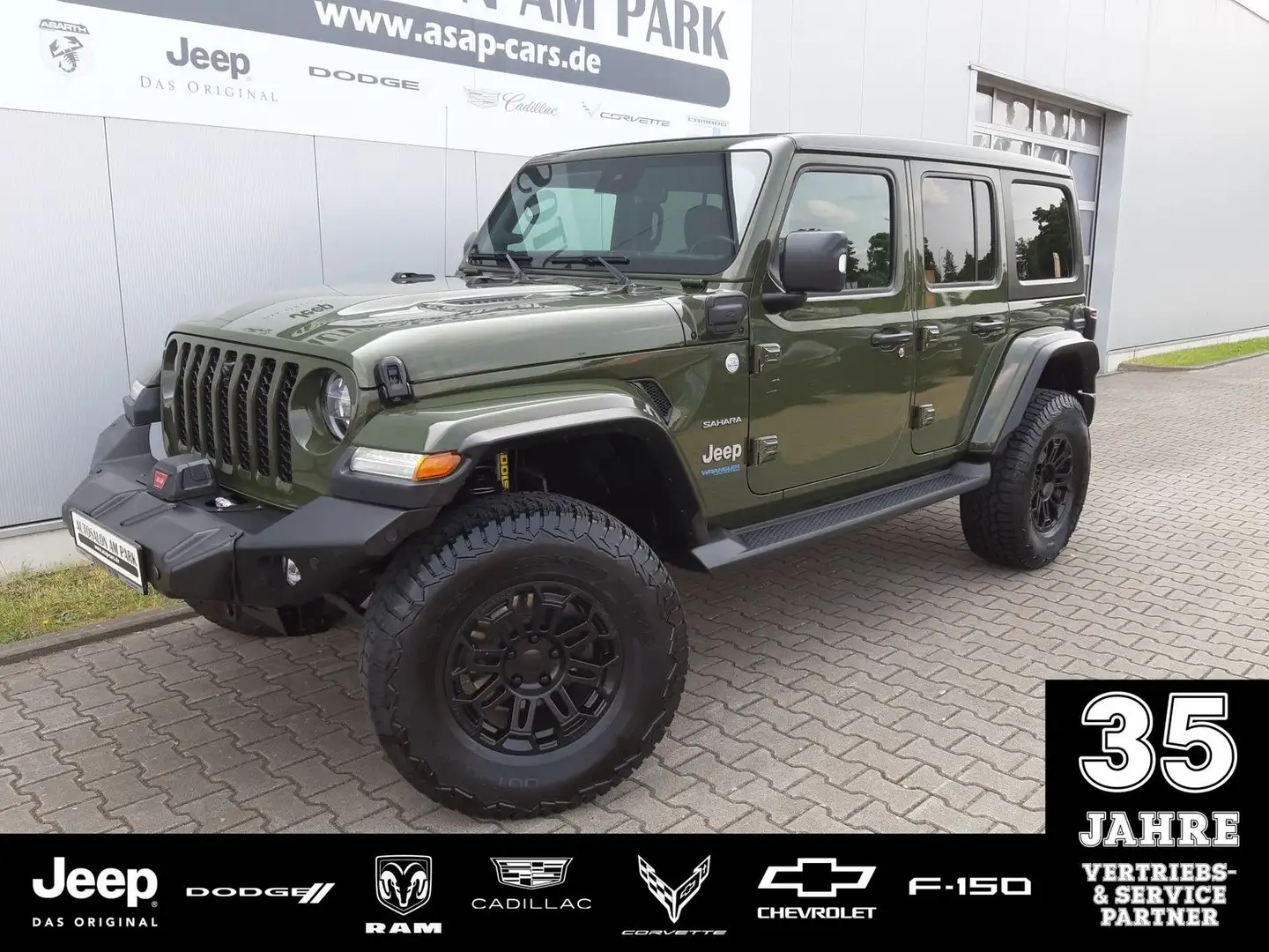 Jeep Wrangler Sahara Plug-In Hybrid|Offroad-Umbau Grün - 1