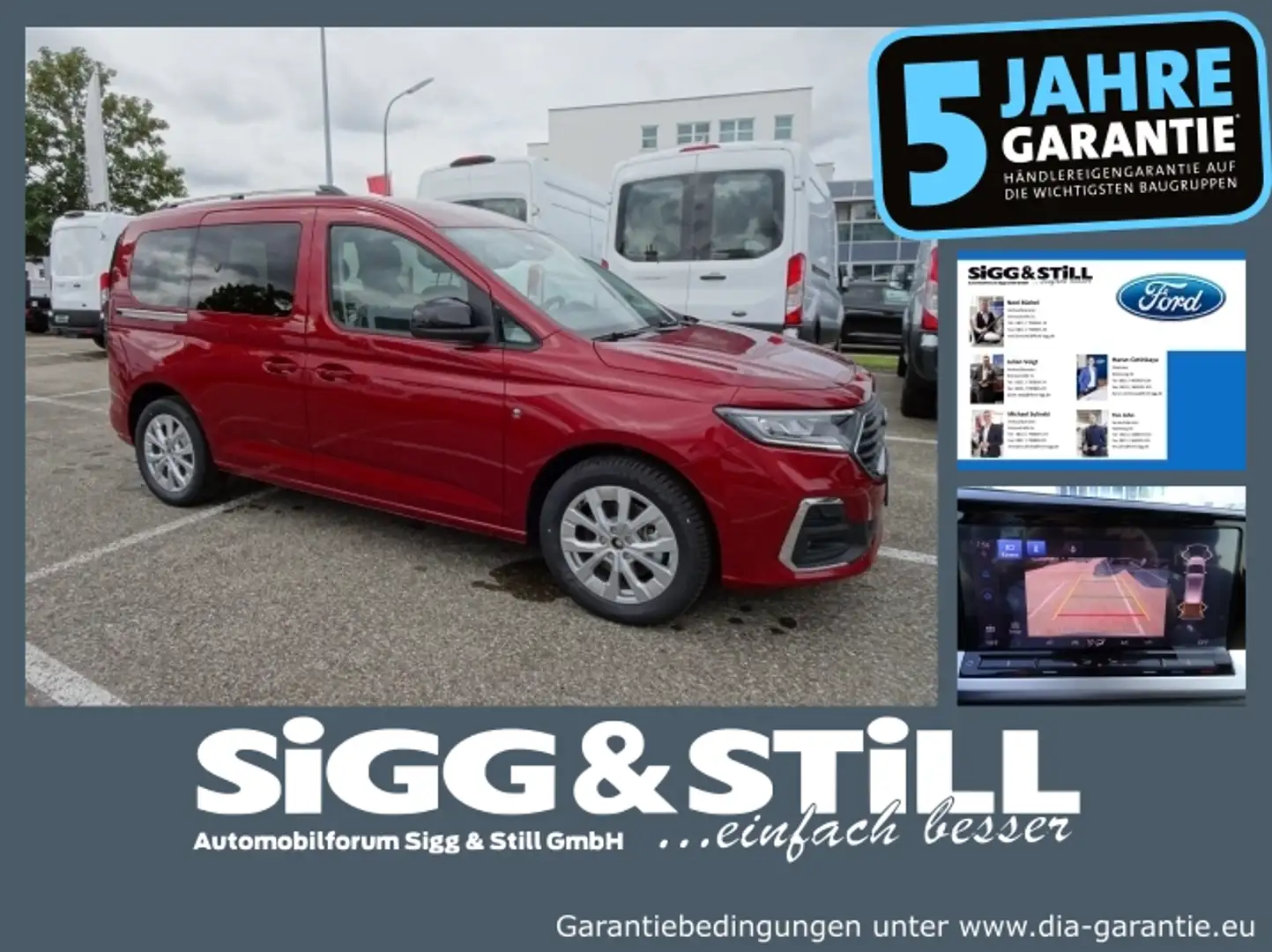 Ford Tourneo Connect Titanium L1 IACC*BLIS*KLIMAAUT Rot - 1