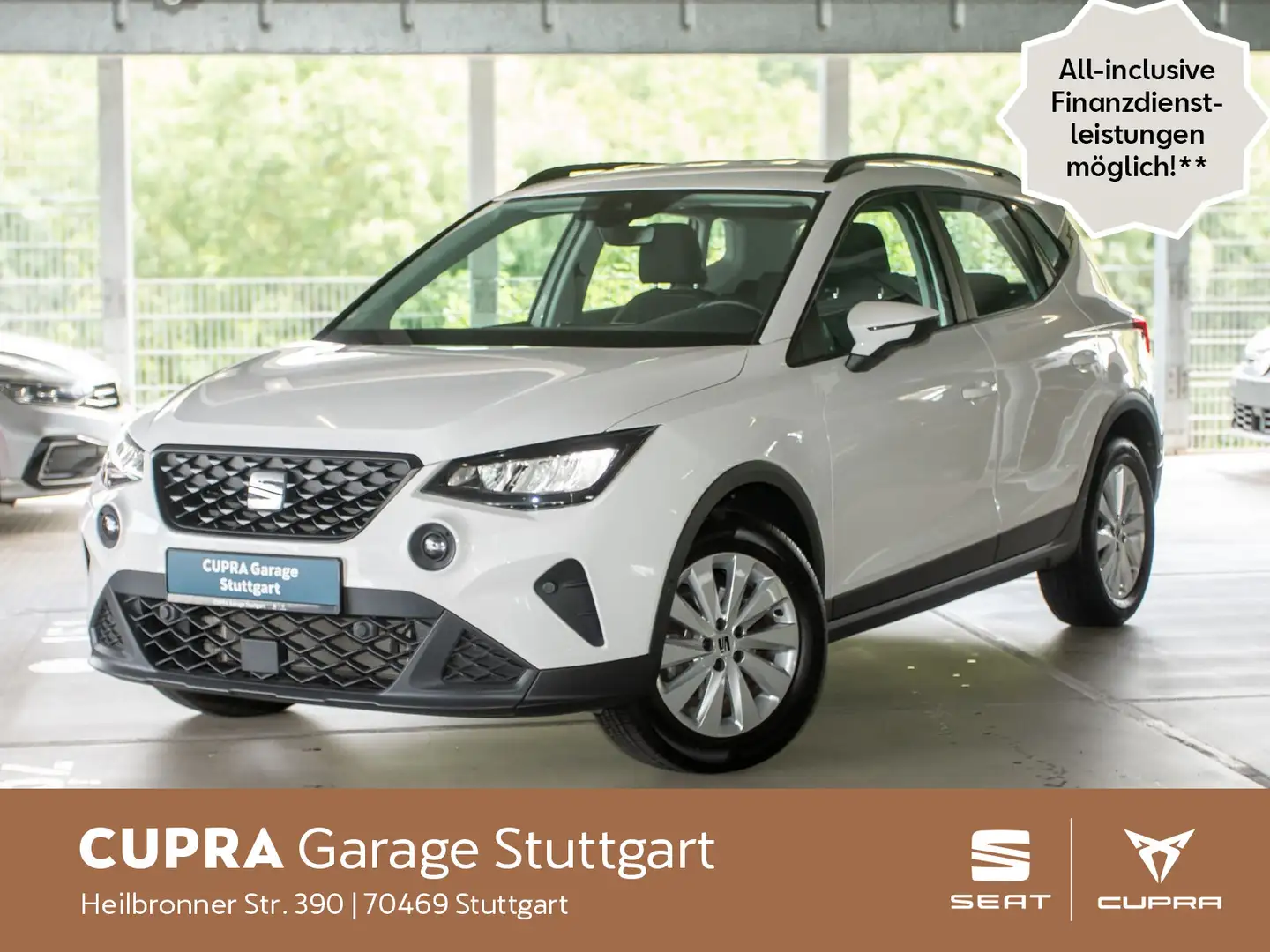 SEAT Arona 1.0 TSI Style 70kW LED SHZ FULL LINK Weiß - 1