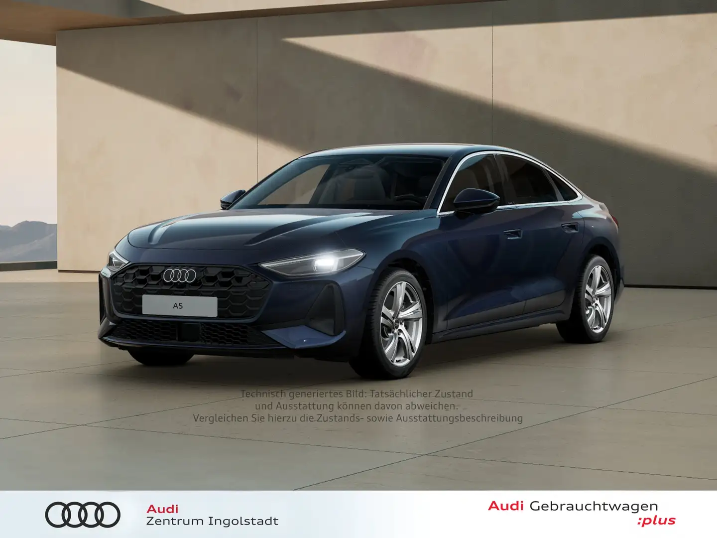 Audi A5 Limousine TDI NAVI LED 18" KAM. ACC Blau - 2