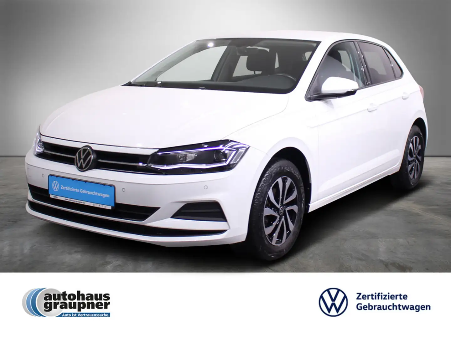 Volkswagen Polo 1.0 Active KLIMA PDC SITZHEIZUNG LED Blanc - 1