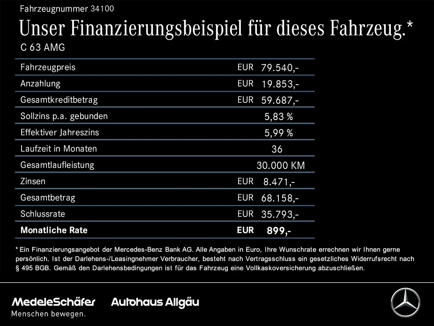 Mercedes-Benz C 63 AMG C 63 AMG S Cabrio Night PerfAGA Drive HUD Carbon Schwarz - 2