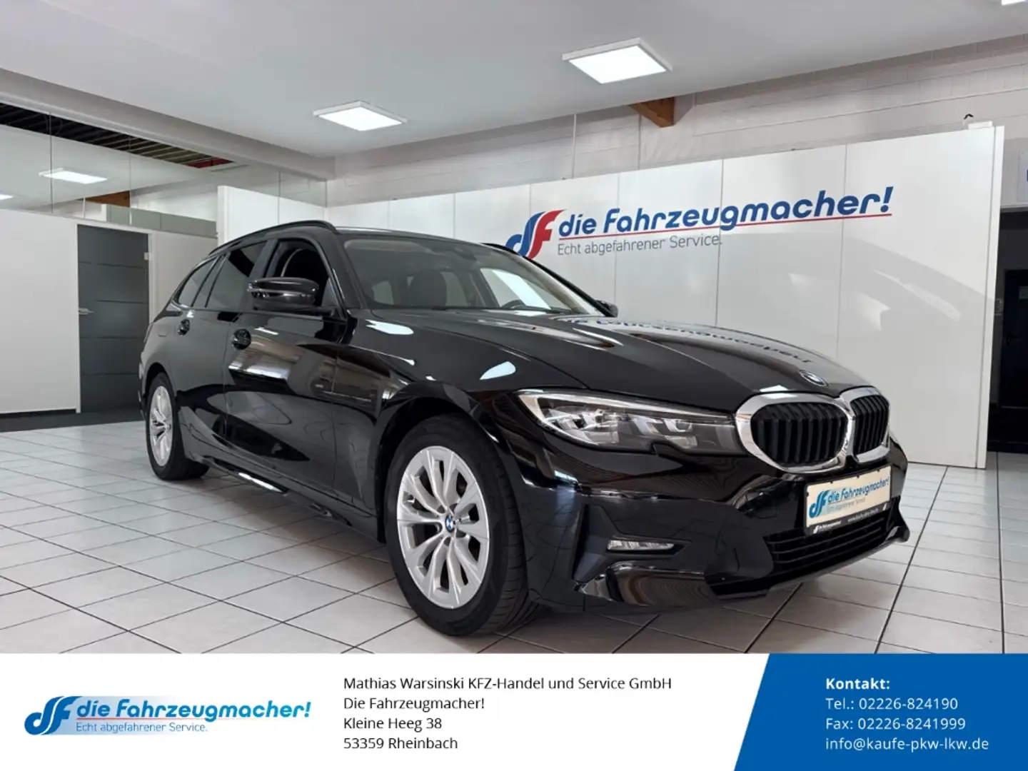 BMW 320 d Advantage Touring Mild-Hybrid EU6d Navi Digitale Negro - 1