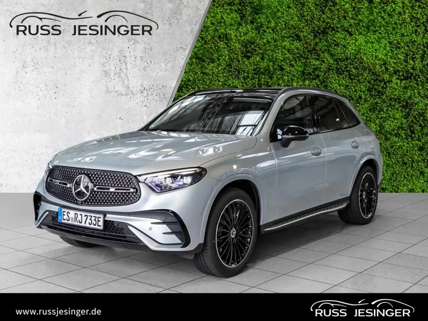 Mercedes-Benz GLC 400 e 4M Burm*Pano*AHK*Airmatic*Distronic*LM Argent - 1