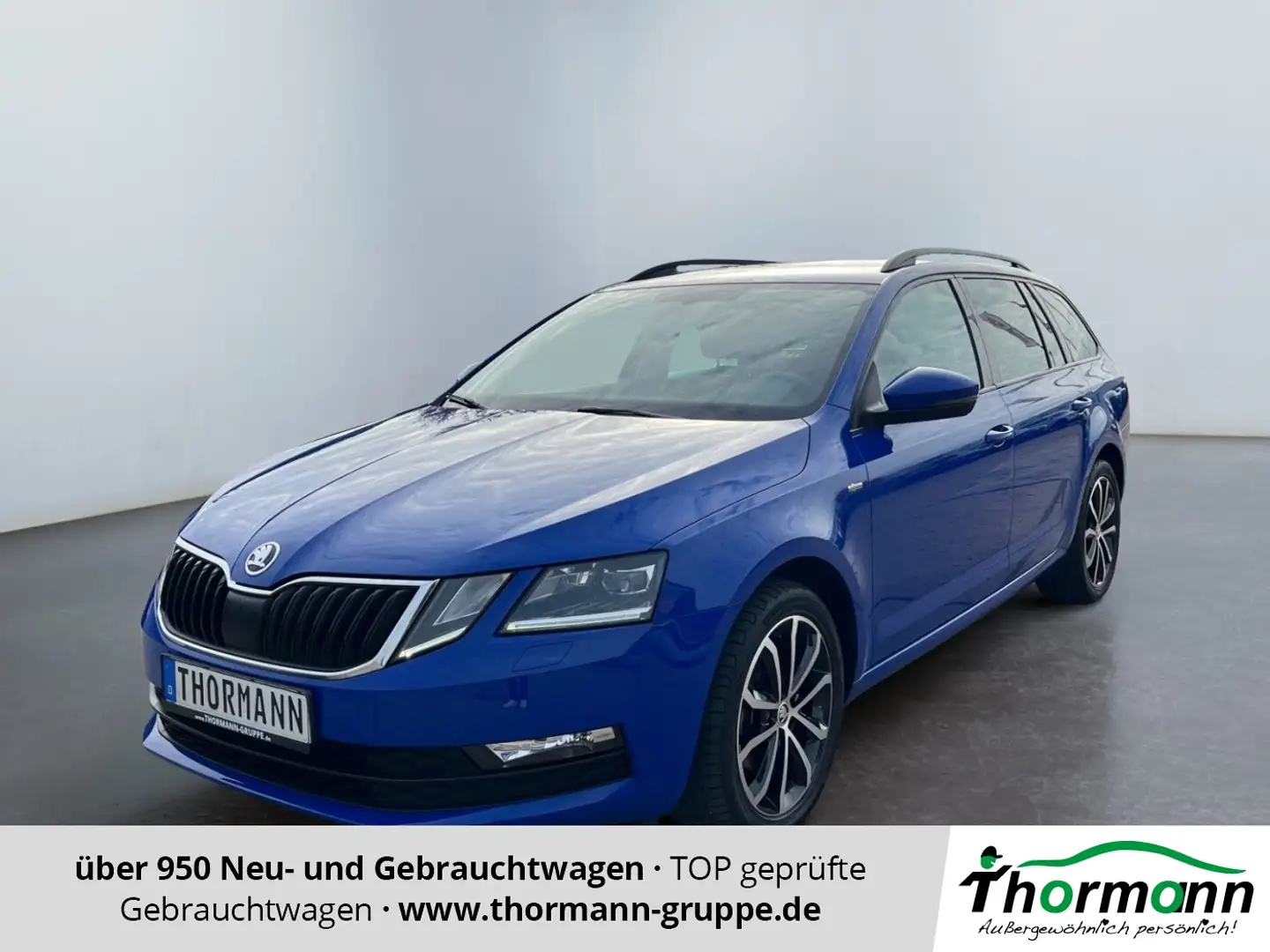 Skoda Octavia Combi Soleil 1.5 TSI ACT 2xKlima ACC LED Bleu - 1