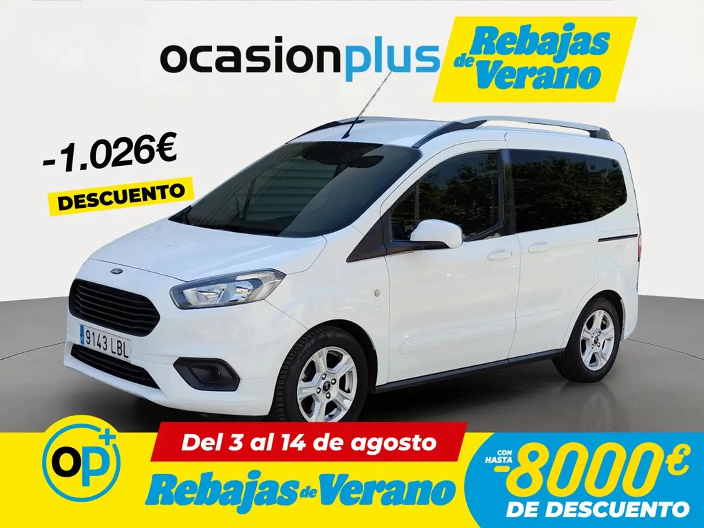 Ford Tourneo Courier 1.0 Ecoboost Titanium Blanco - 1