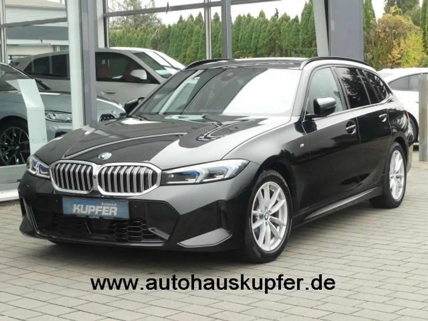 BMW 318 d Tour M Sportp. ACC°AdLED°AHK°HUP+HIFI°360 Noir - 1
