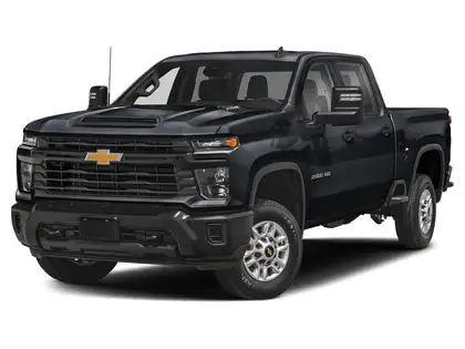 Black 2025 Chevrolet Silverado 2500HD Pickup Truck Four-Wheel Drive Automatic