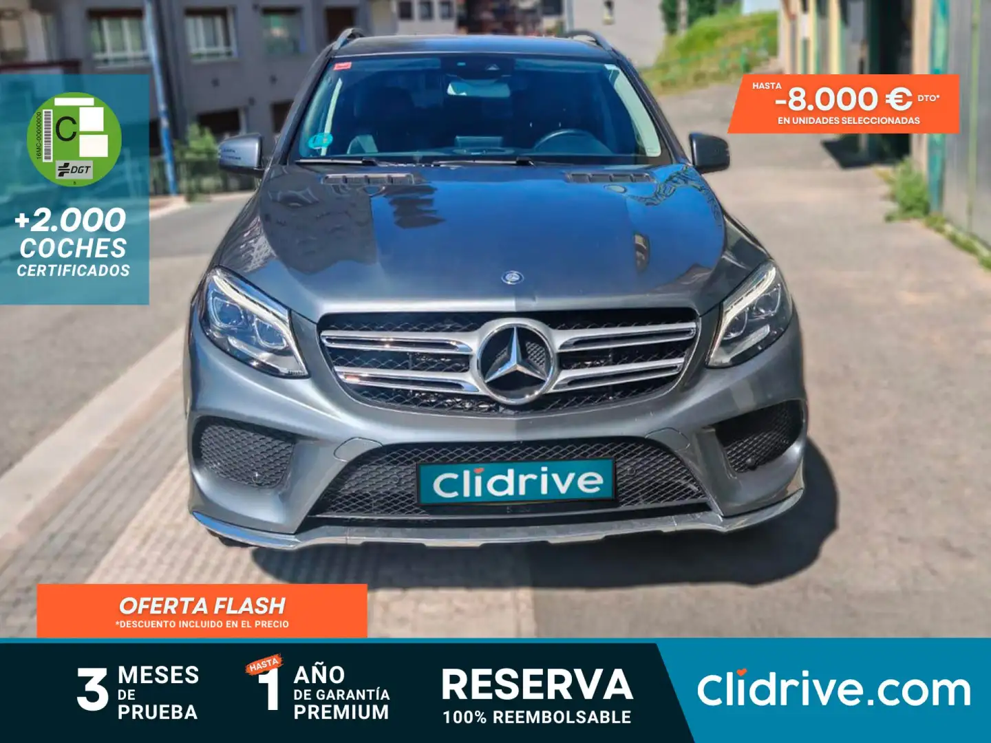 Mercedes-Benz GLE 250 250d 4Matic Aut. Gris - 1