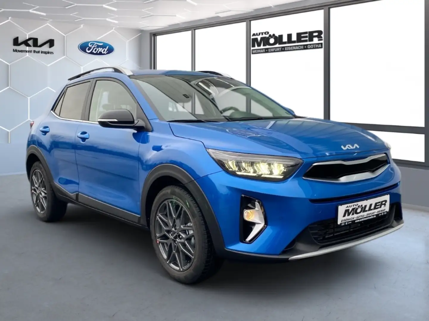 Kia Stonic Nightline Edition 1.0T 48V DCT7 Navi Kamera PDC Bleu - 2