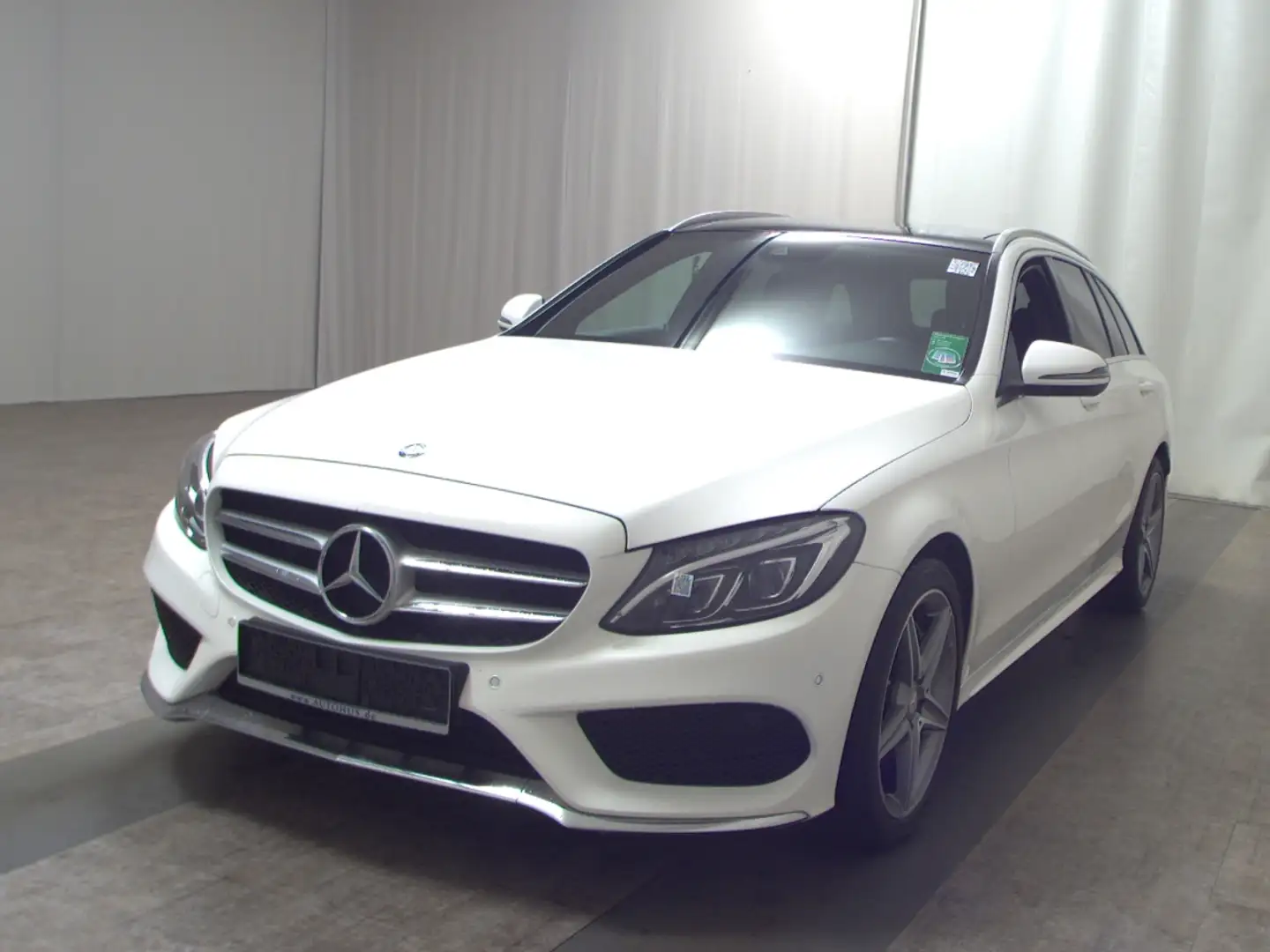 Mercedes-Benz C 250 T CGI AMG Line LED Navi Pano el.Heck RFK Blanco - 2