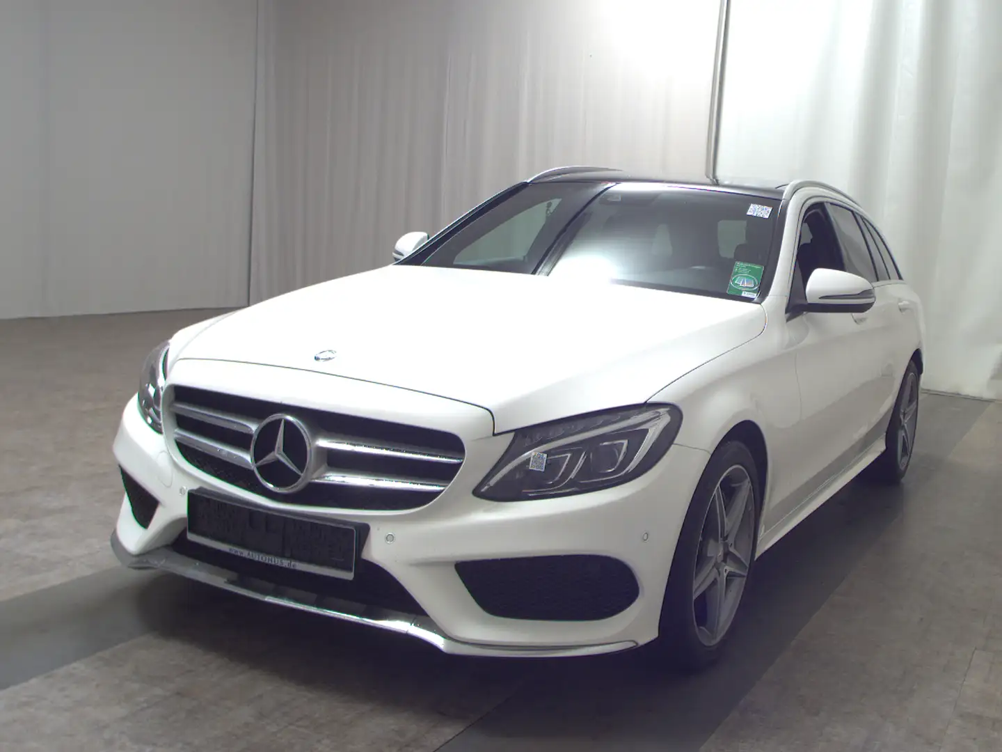 Mercedes-Benz C 250 T CGI AMG Line LED Navi Pano el.Heck RFK Білий - 2