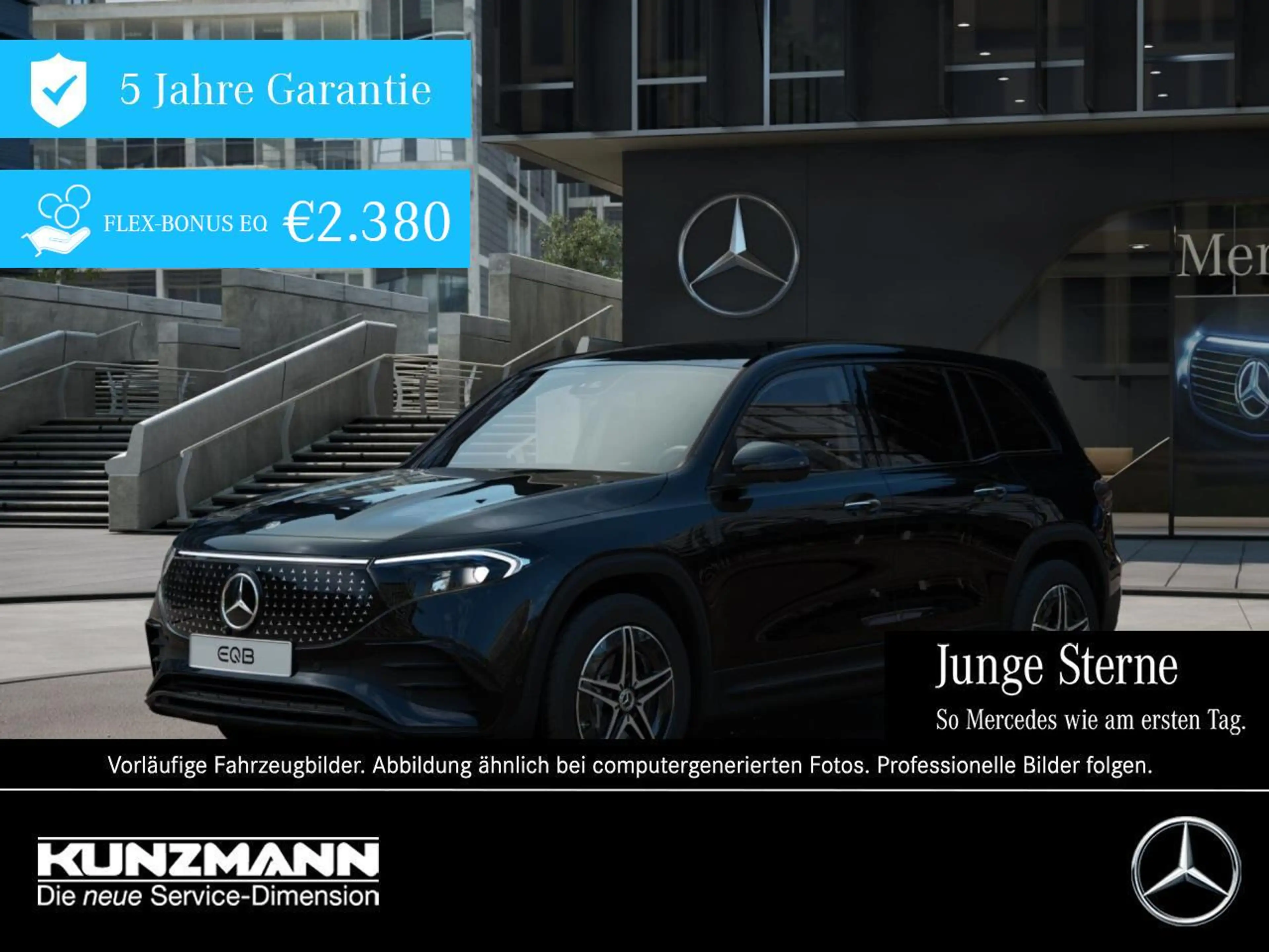 Mercedes-Benz EQB 250 + AMG Night Distronic 360° 7-Sitzer