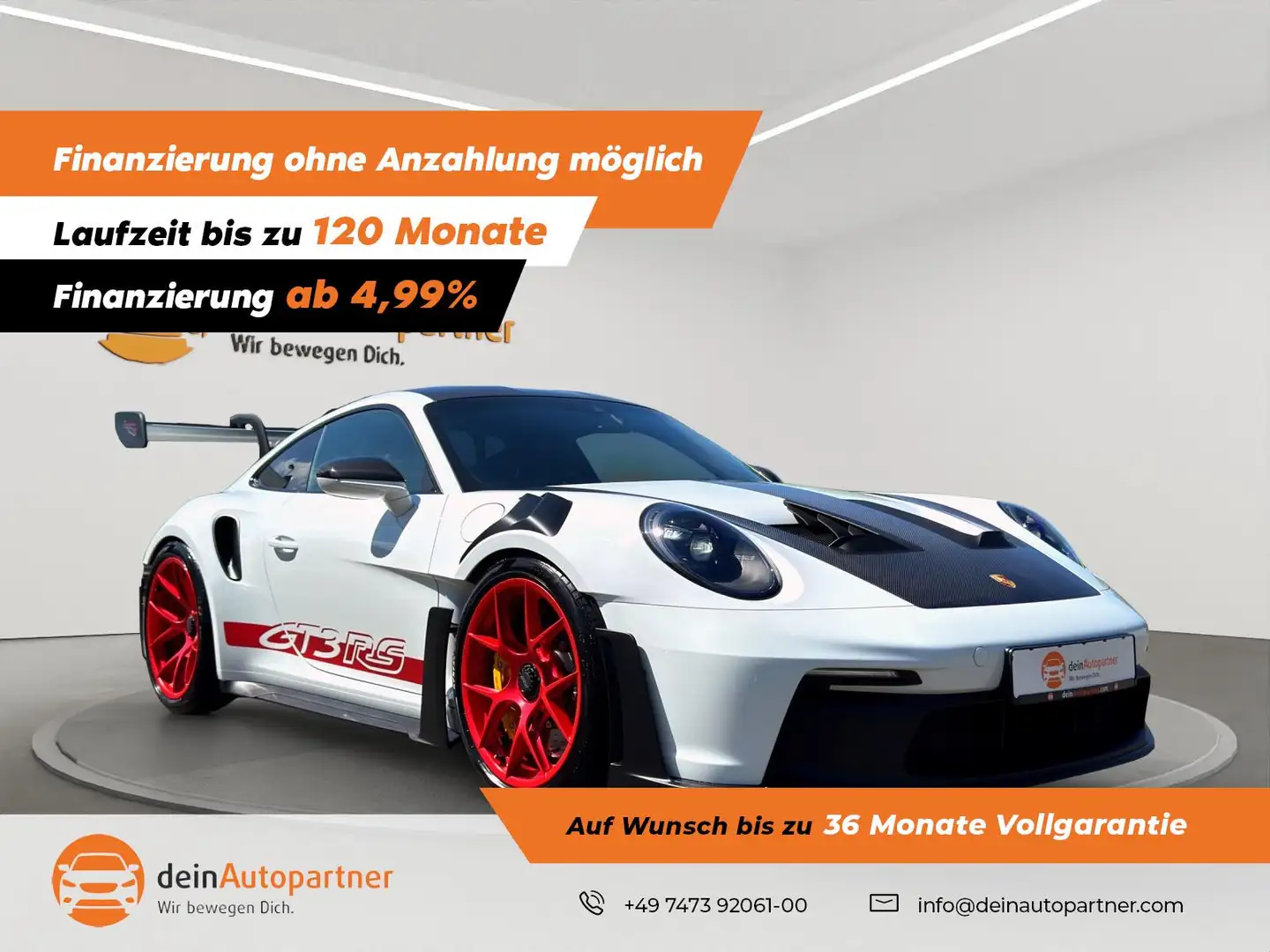 Porsche 911 GT3 RS Weisach-Paket Keramik Magnesium LIFT no Tra Weiß - 1