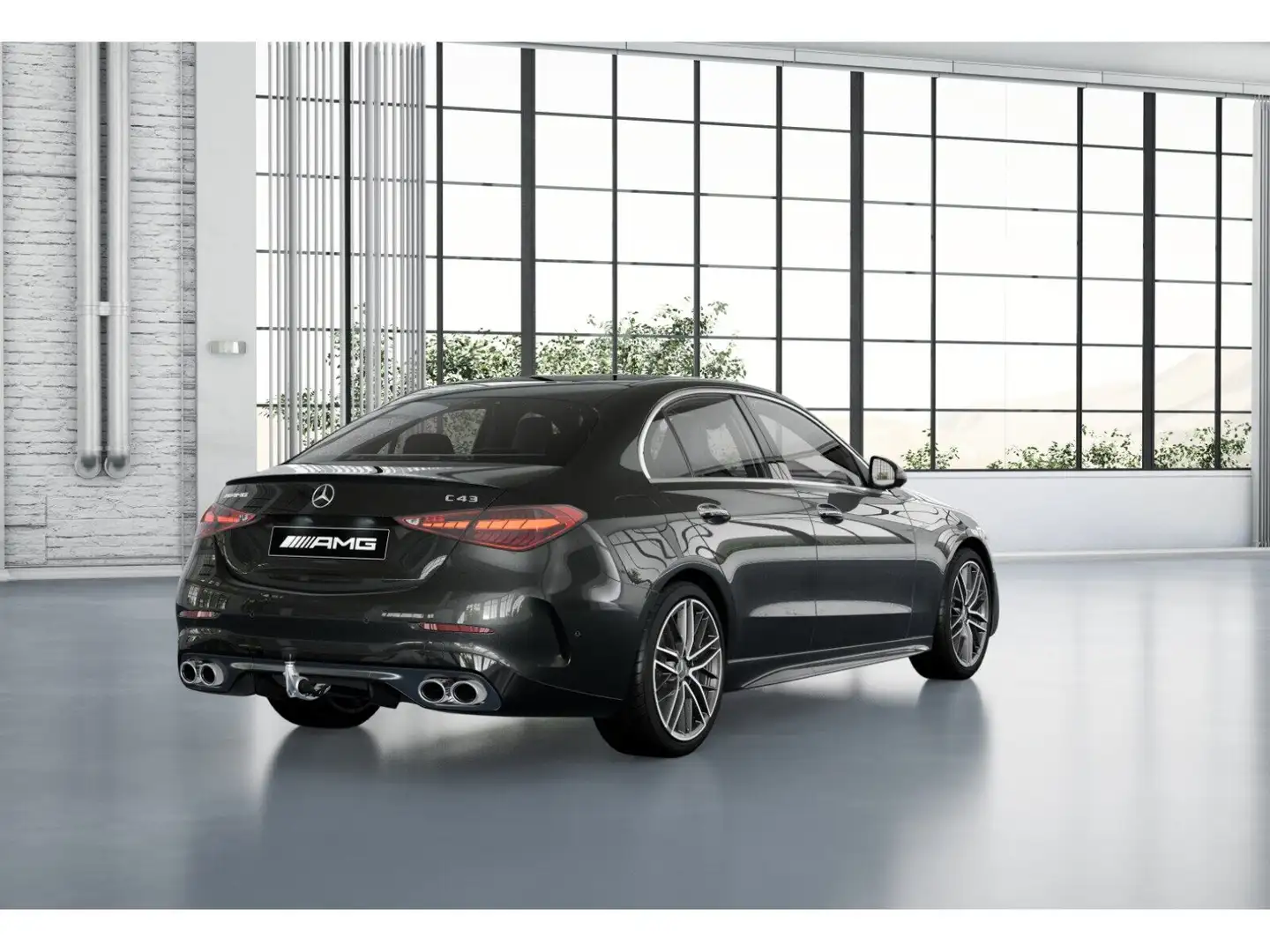 Mercedes-Benz C 43 AMG 4M Perf-Sitze/Pano/Stdhz/Sitzklima/HUD Grau - 2