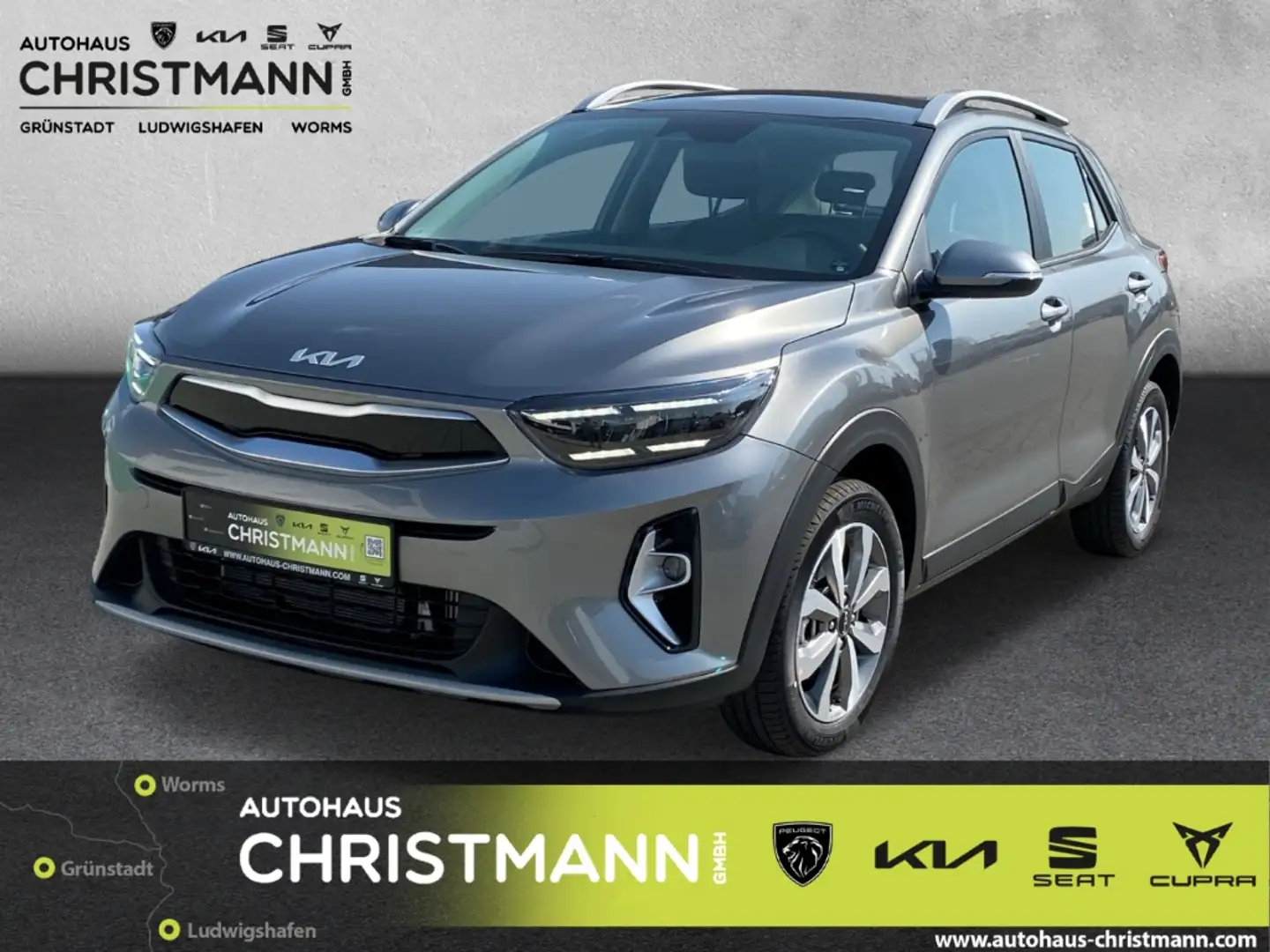 Kia Stonic VISION 1.0 T-GDI DCT *LED-PAKET*NAVIGATIONSSYSTEM* Grau - 1