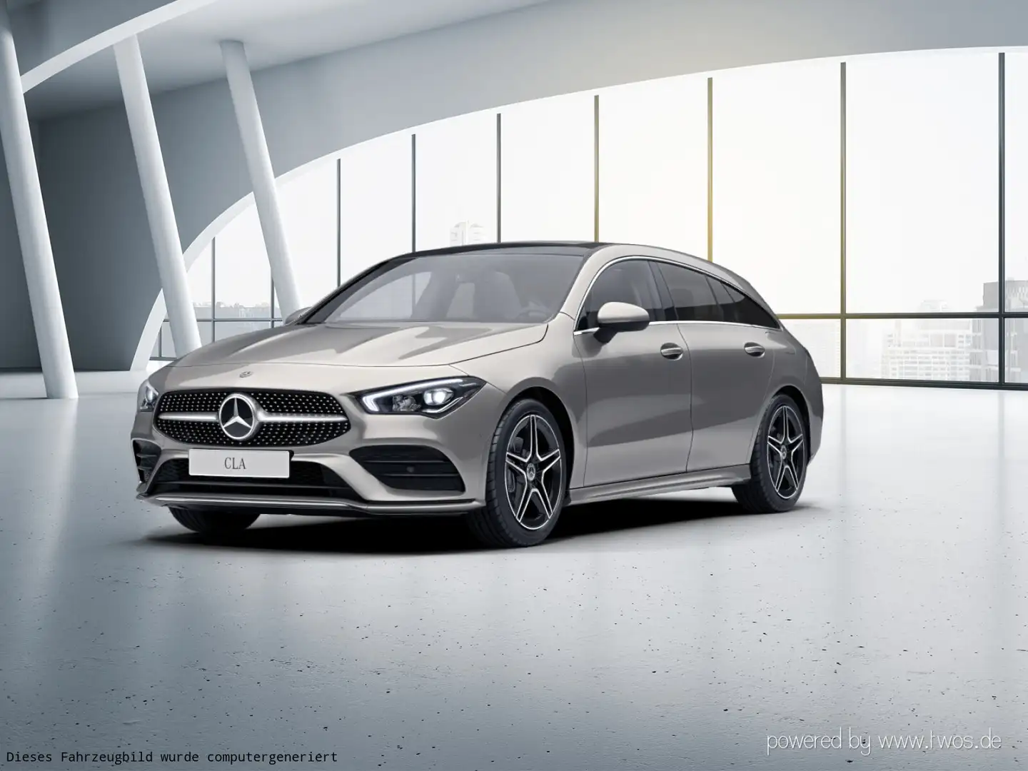 Mercedes-Benz CLA 200 CLA 200 Shooting Brake  AMG Line Navi/Pano.-Dach Silber - 2
