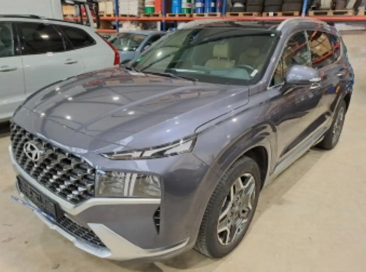 Hyundai SANTA FE Signature Plug-In Hybrid 4WD *7-SITZE*PANORAMA* Niebieski - 1