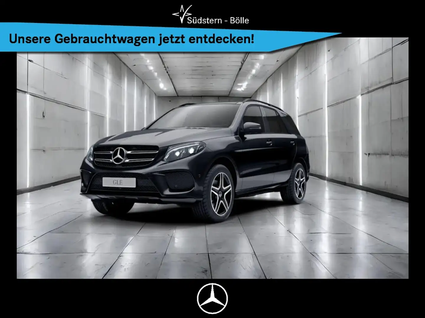 Mercedes-Benz GLE 350 d 4M +AMG+SHZ+AMBIENTE+LUFTFEDERUNG+AHK Noir - 1