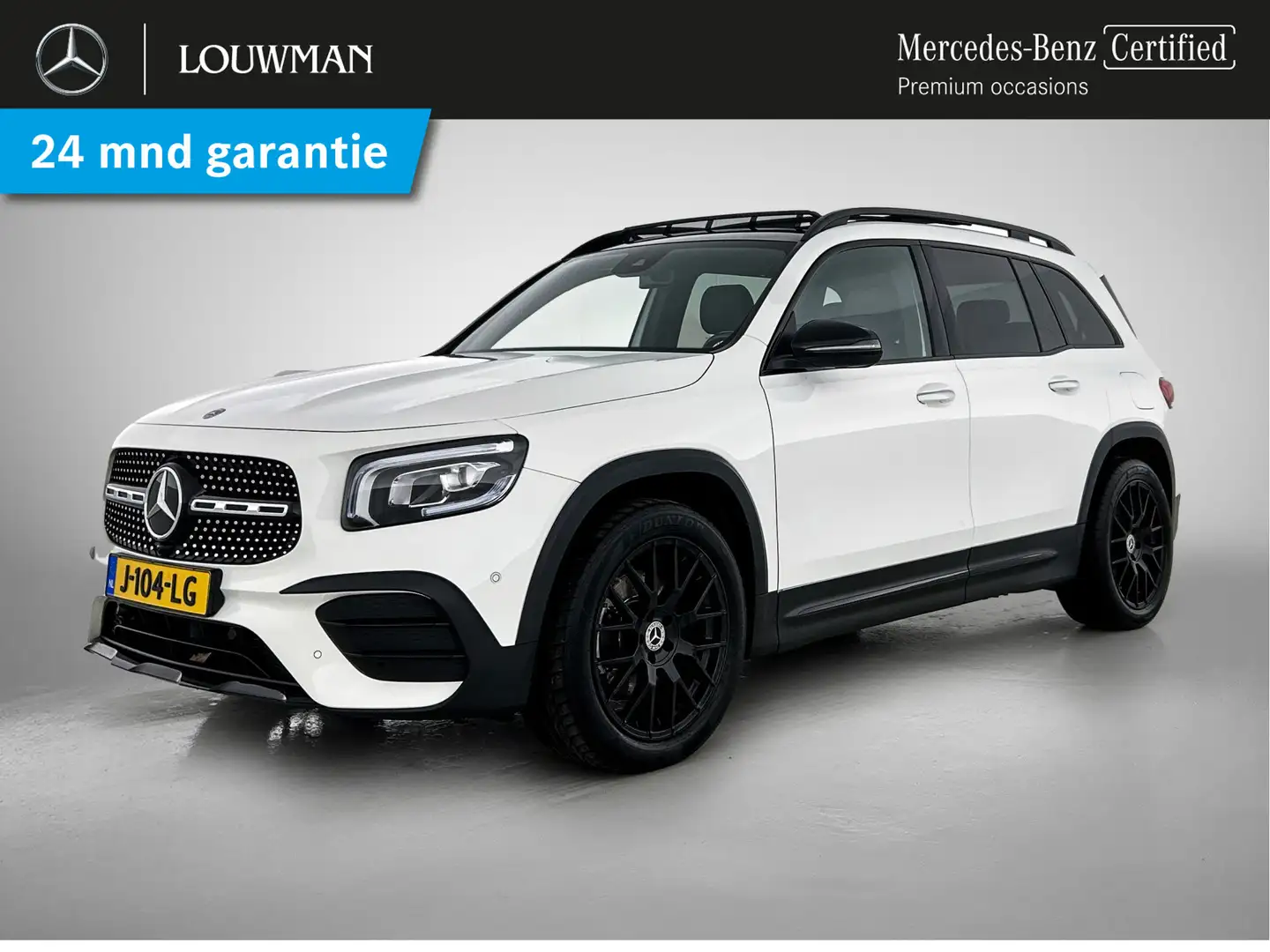 Mercedes-Benz GLB 200 Premium 7p. AMG Styling | Panoramadak | Wegklapbar Wit - 1