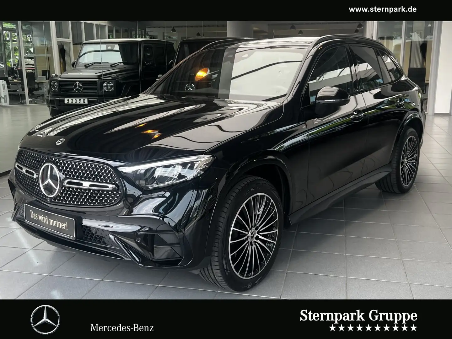 Mercedes-Benz GLC 300 GLC 300 de 4M AMG 360°/Memory/Distr/Pano/AHK uvm Zwart - 1