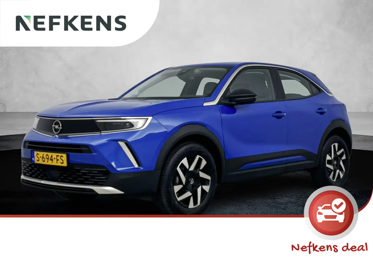 Opel Mokka Elegance 100pk | Navigatie | Camera | Climate Cont Blauw - 1