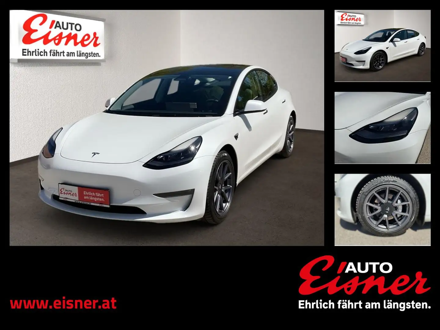 Tesla Model 3 Long Range Dual ACC AUT Kam. KeyLess LM Weiß - 1