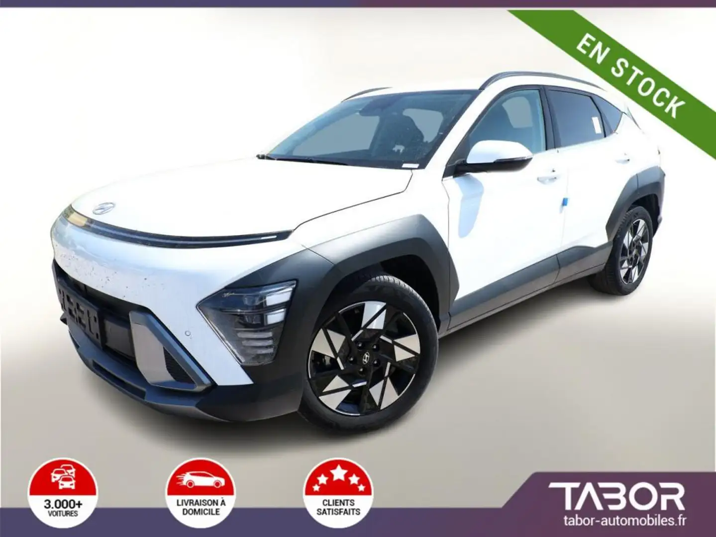 Hyundai KONA 1.6 GDI 129 DCT Trend GPS Bose ACC Blanc - 1
