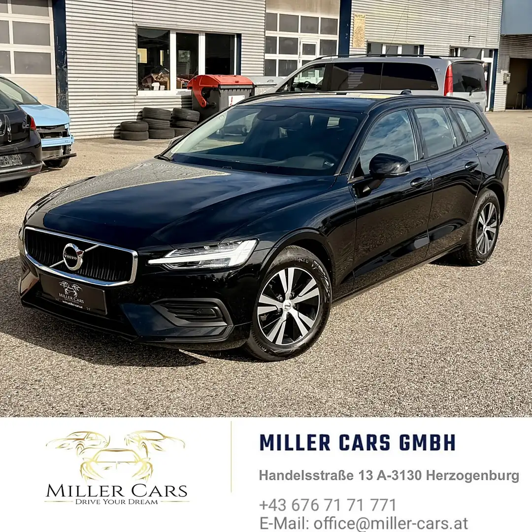 Volvo V60 D3*Erstbesitz*Servicegepflegt*MwSt. ausweisbar* Schwarz - 2