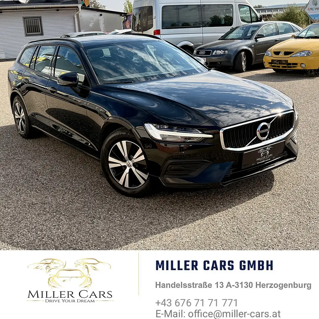 Volvo V60 D3*Erstbesitz*Servicegepflegt*MwSt. ausweisbar* Schwarz - 1