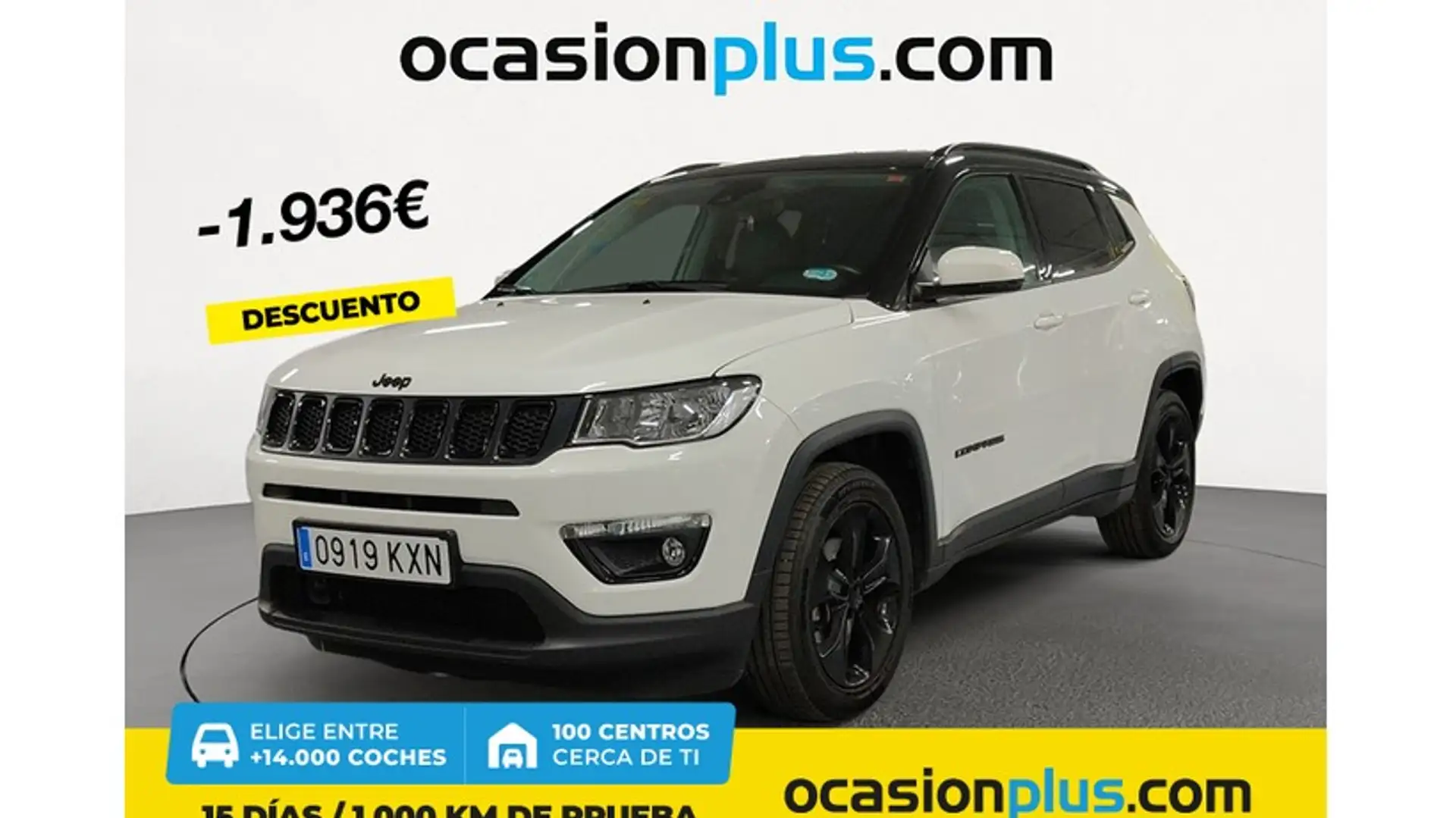 Jeep Compass 1.4 Multiair Night Eagle 4x2 103kW Blanc - 1